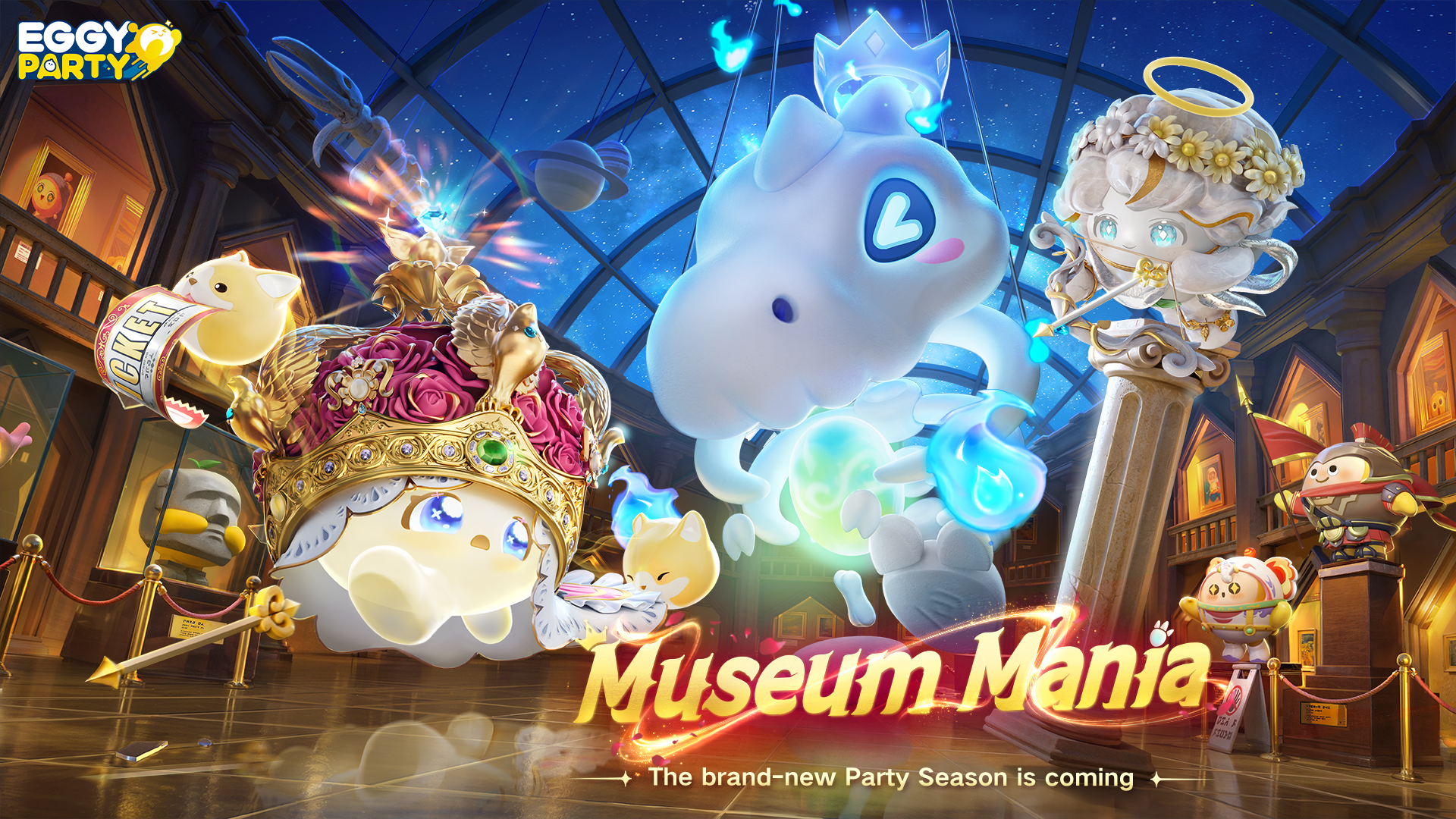 اسکرین شات 1 بازی Eggy Party: Trendy Party Game