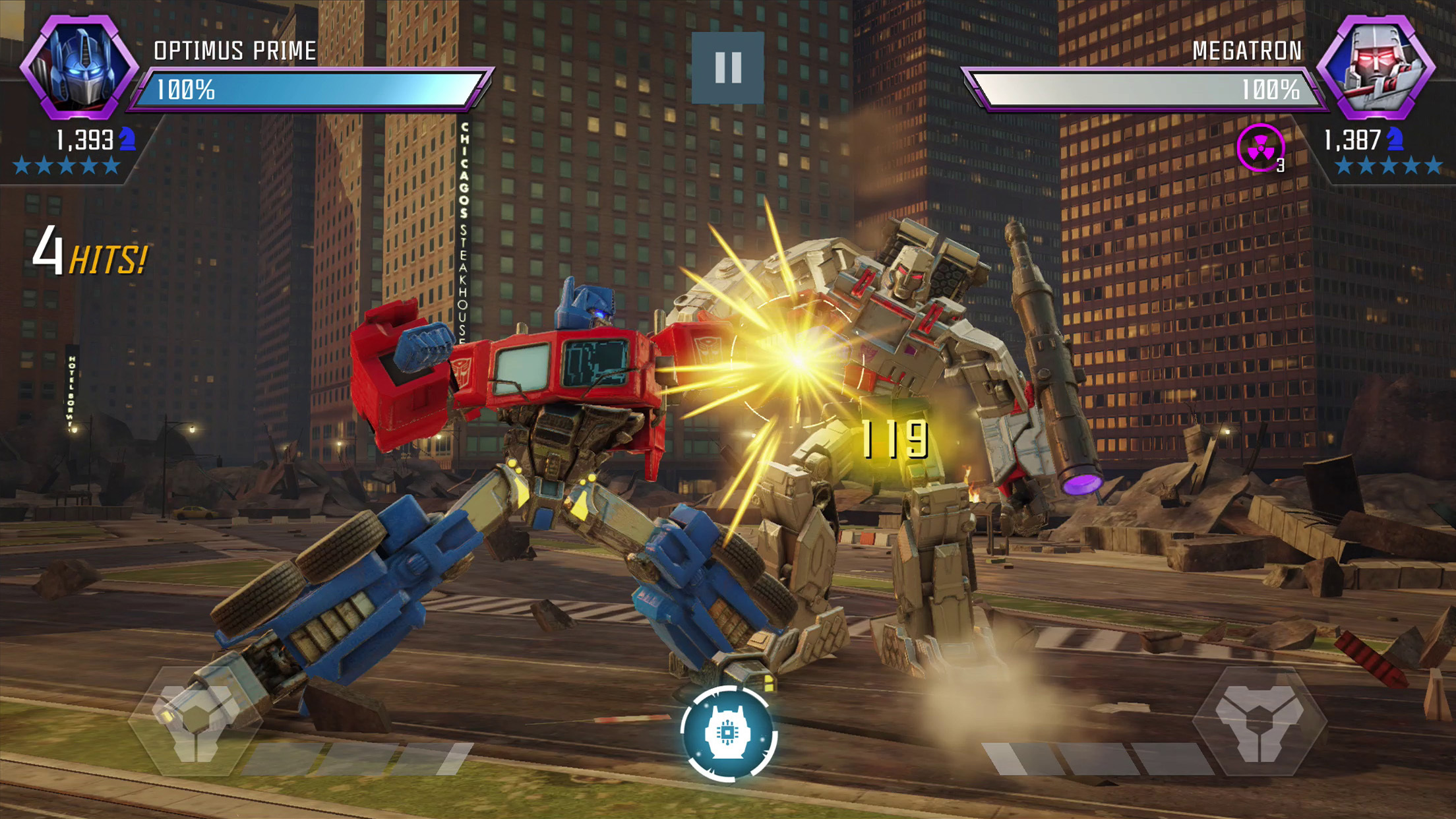 اسکرین شات 1 بازی TRANSFORMERS Forged to Fight