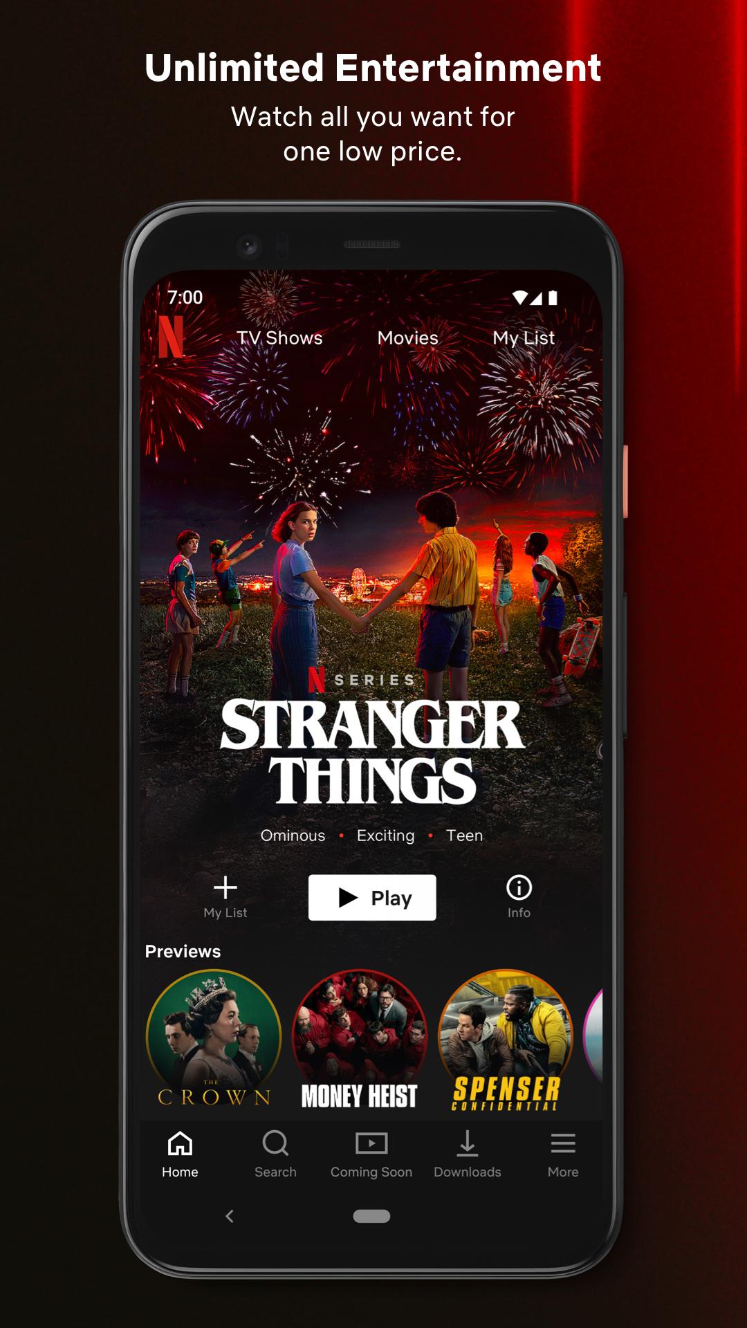 اسکرین شات 1 برنامه نت فلیکس (Netflix)