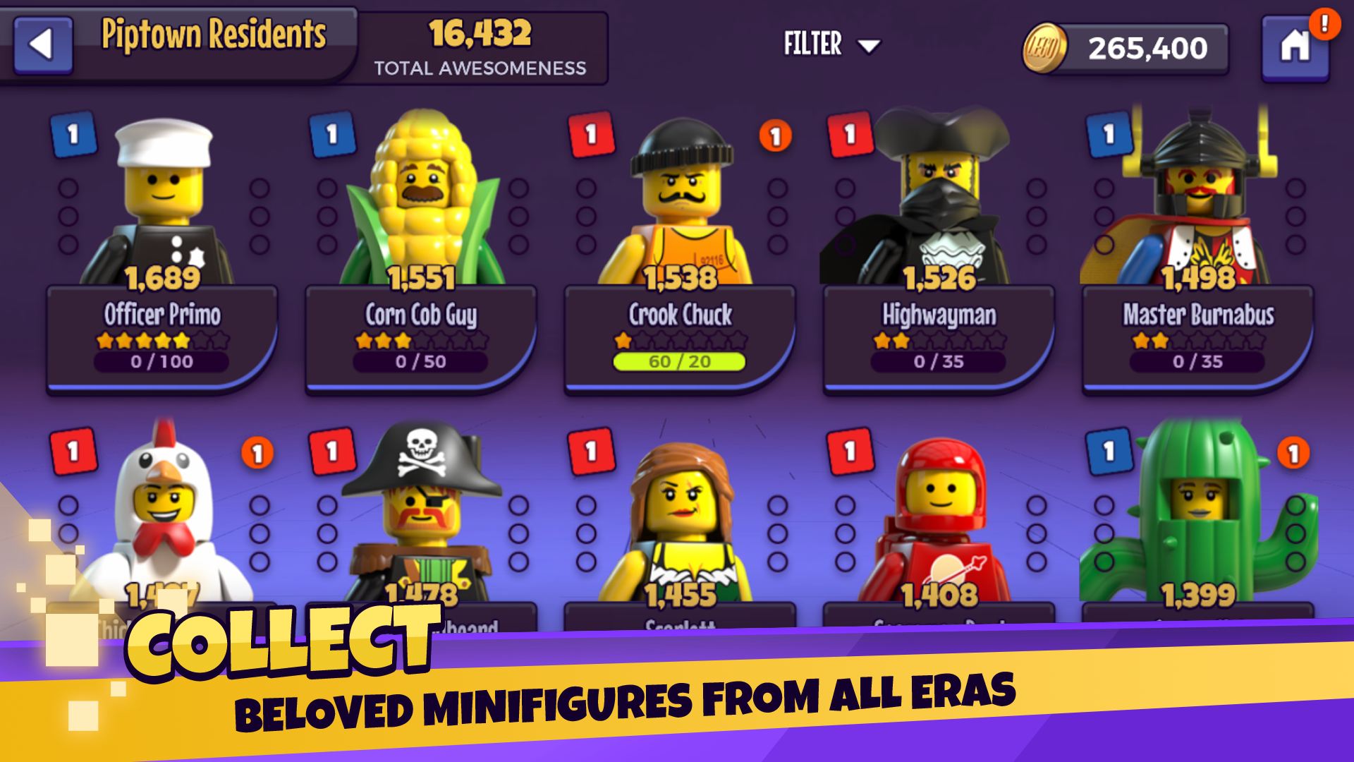 اسکرین شات 1 بازی LEGO® Legacy: Heroes Unboxed