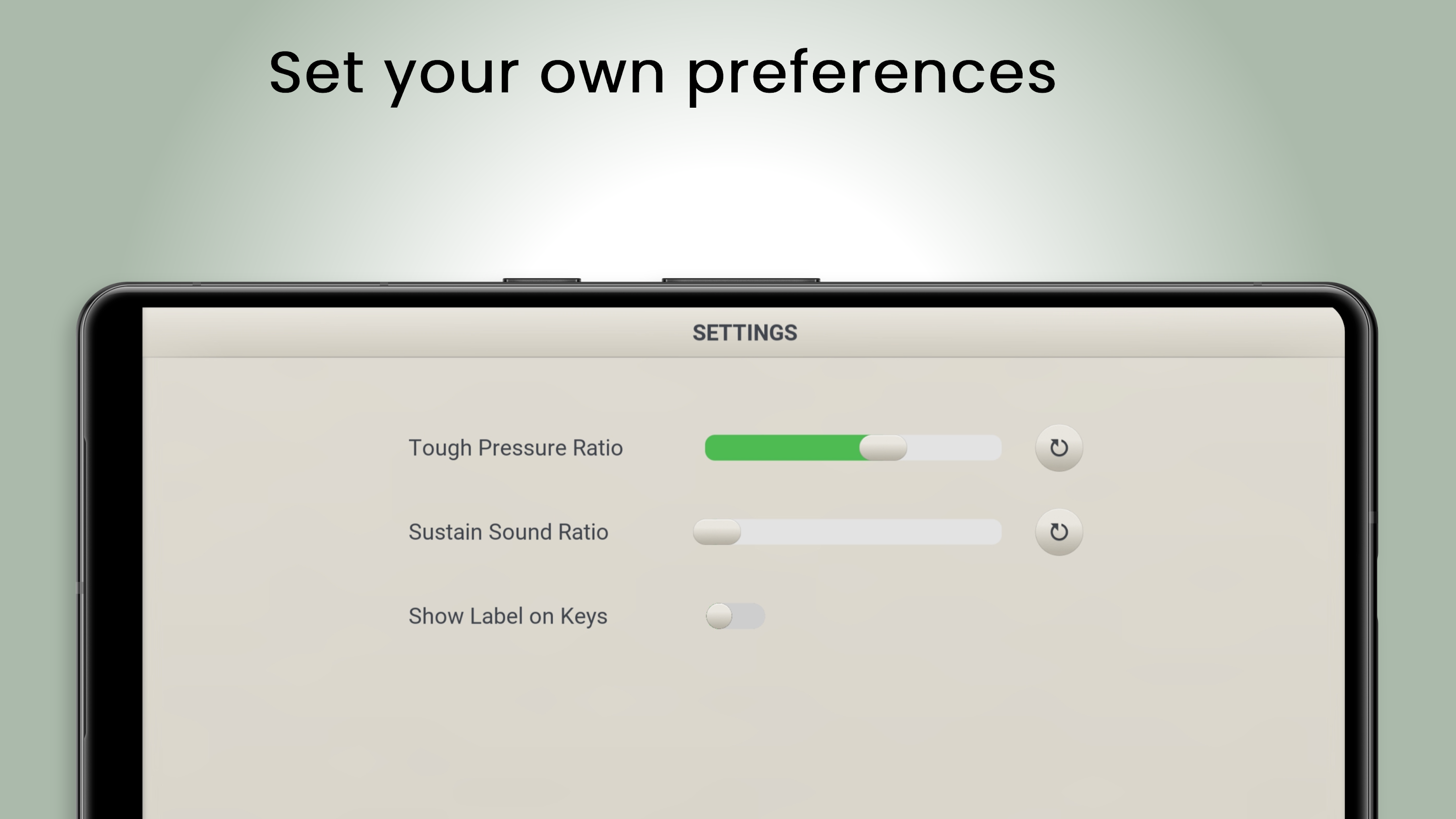 اسکرین شات 6 برنامه Virtual Piano Keyboard