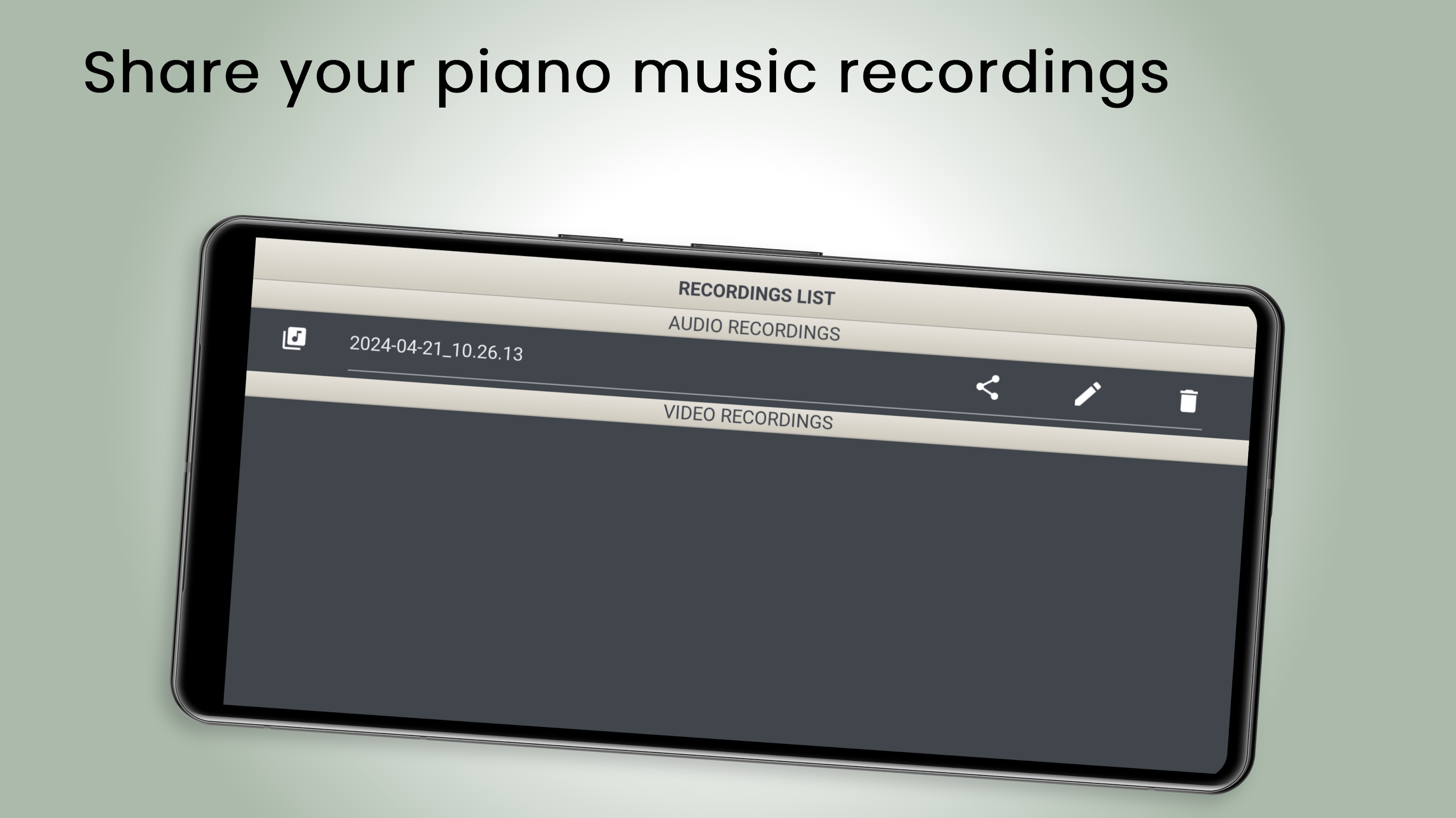 اسکرین شات 5 برنامه Virtual Piano Keyboard