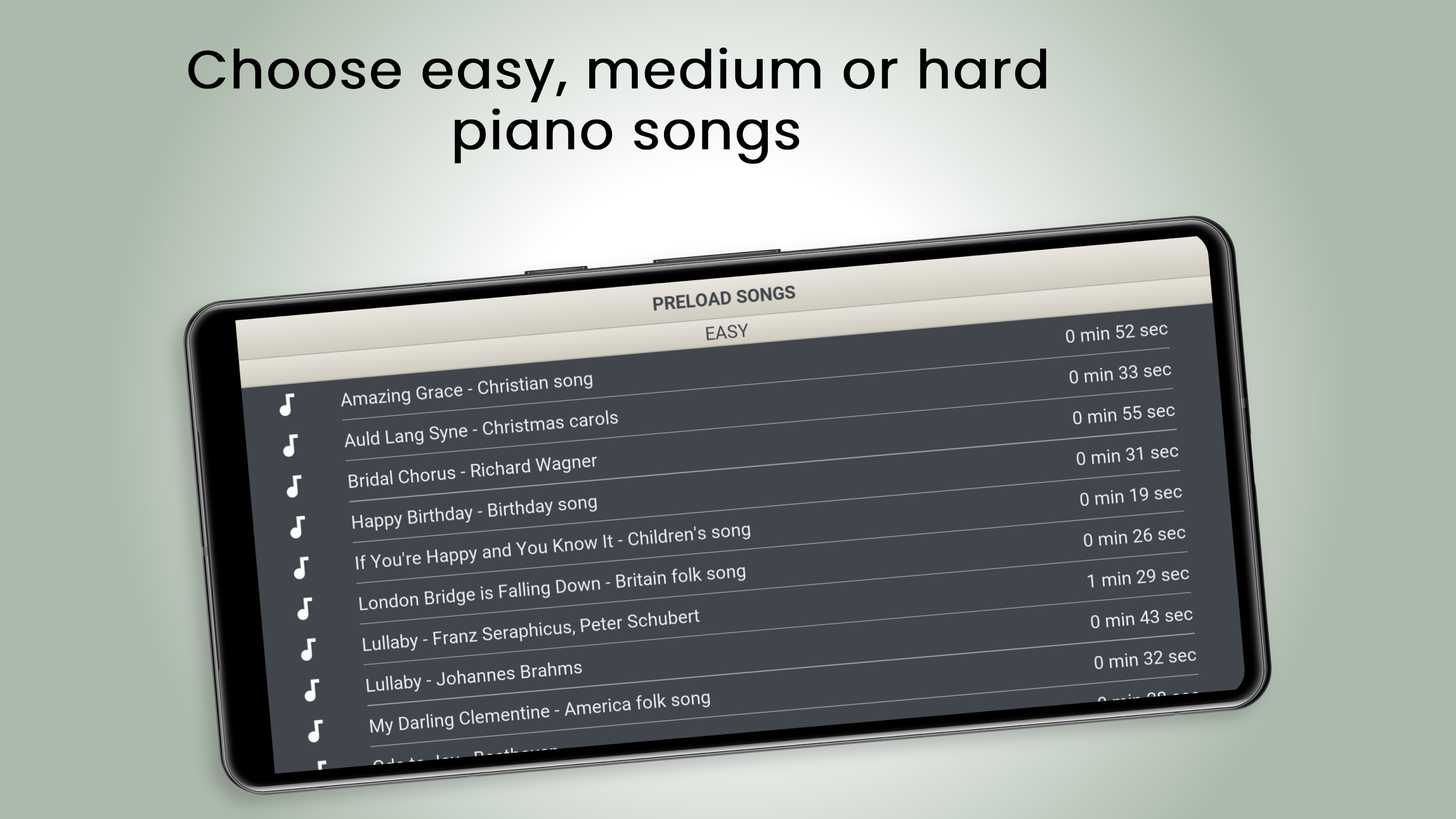 اسکرین شات 3 برنامه Virtual Piano Keyboard