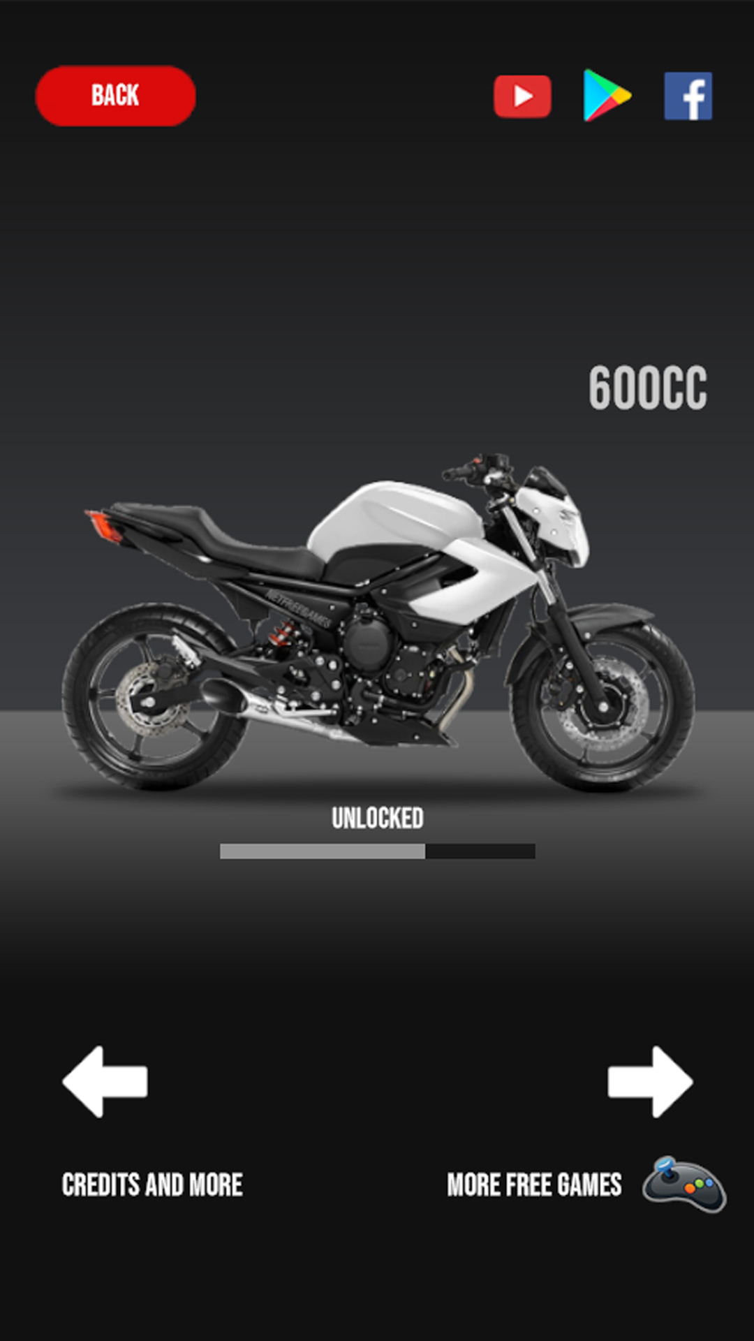 اسکرین شات 5 بازی Moto Throttle Gears