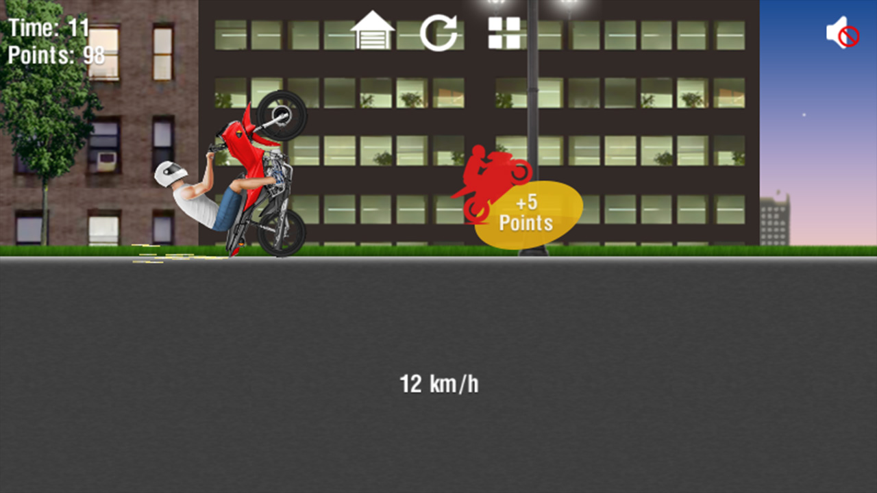 اسکرین شات 1 بازی Moto Wheelie 2 Plus