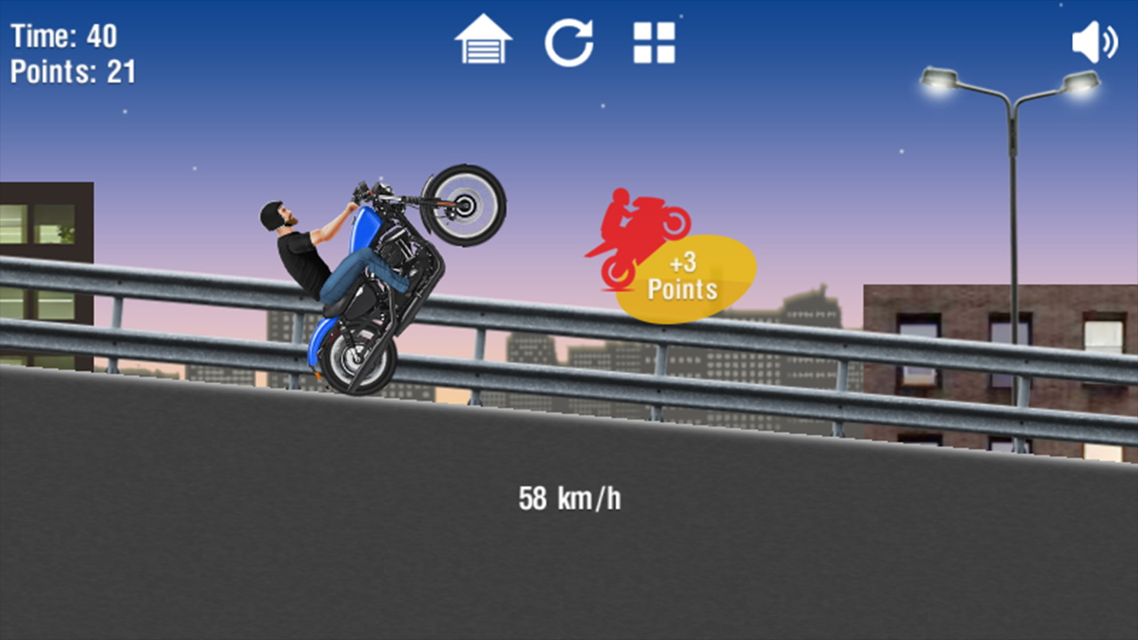 اسکرین شات 3 بازی Moto Wheelie 2 Plus
