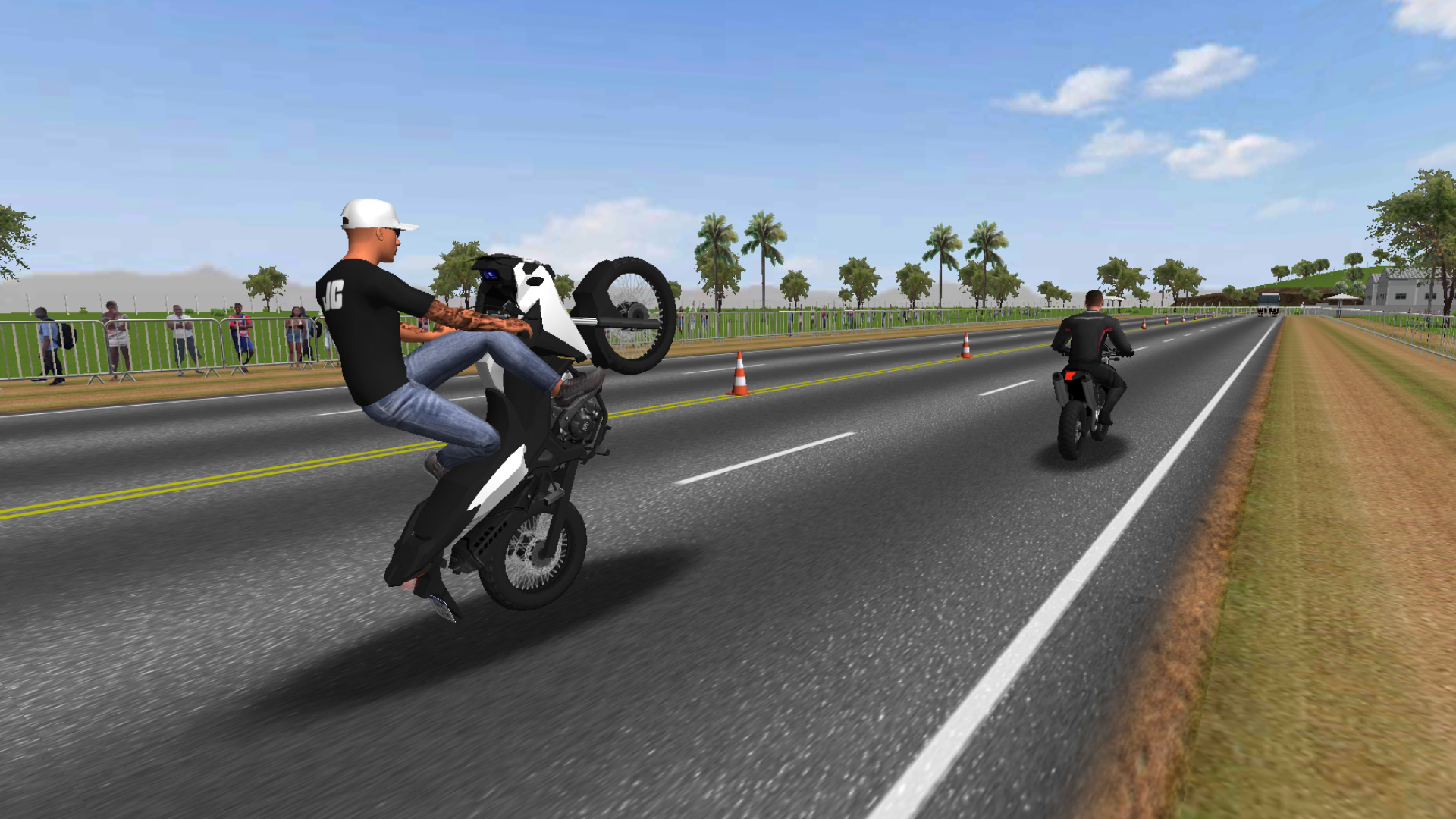 اسکرین شات 2 بازی Moto Wheelie 3D