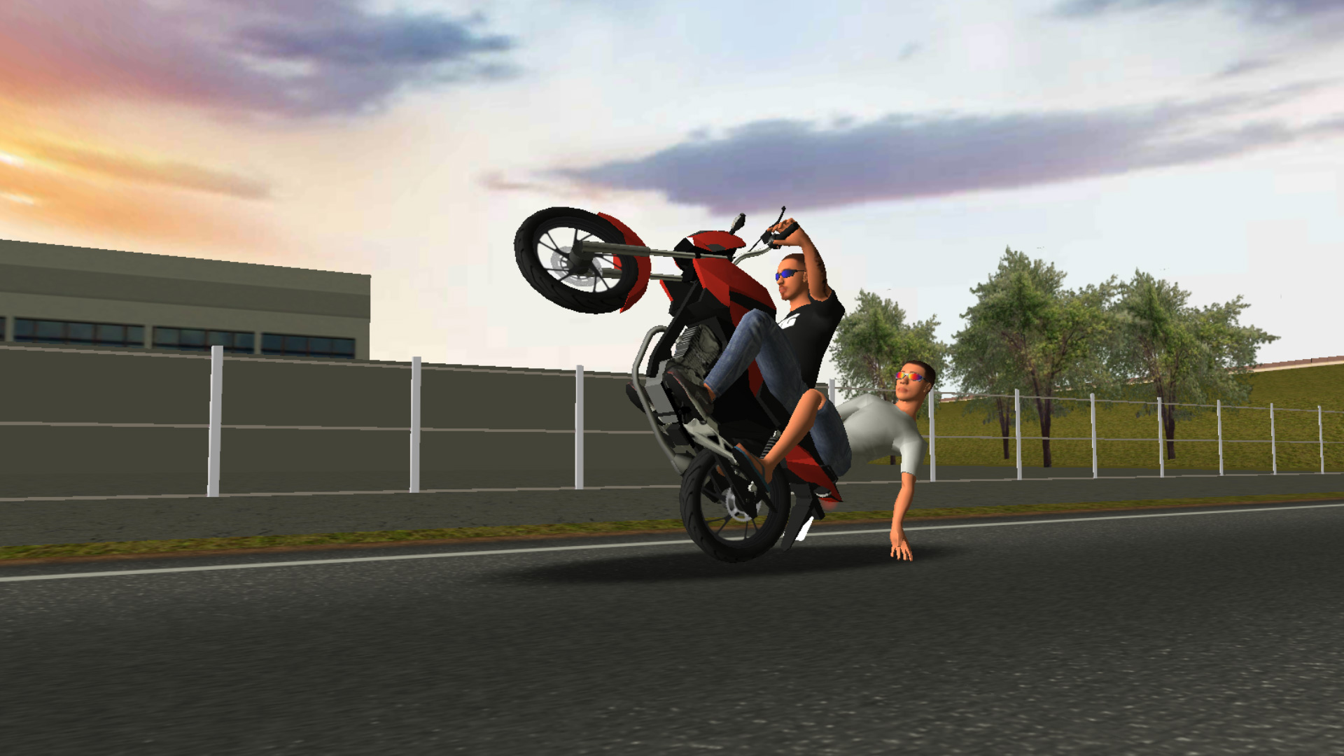 اسکرین شات 3 بازی Moto Wheelie 3D