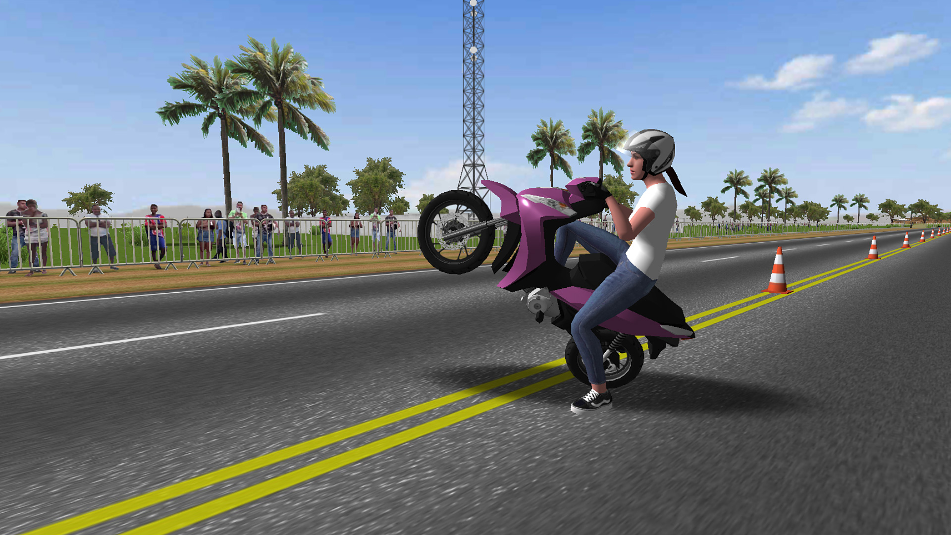 اسکرین شات 6 بازی Moto Wheelie 3D