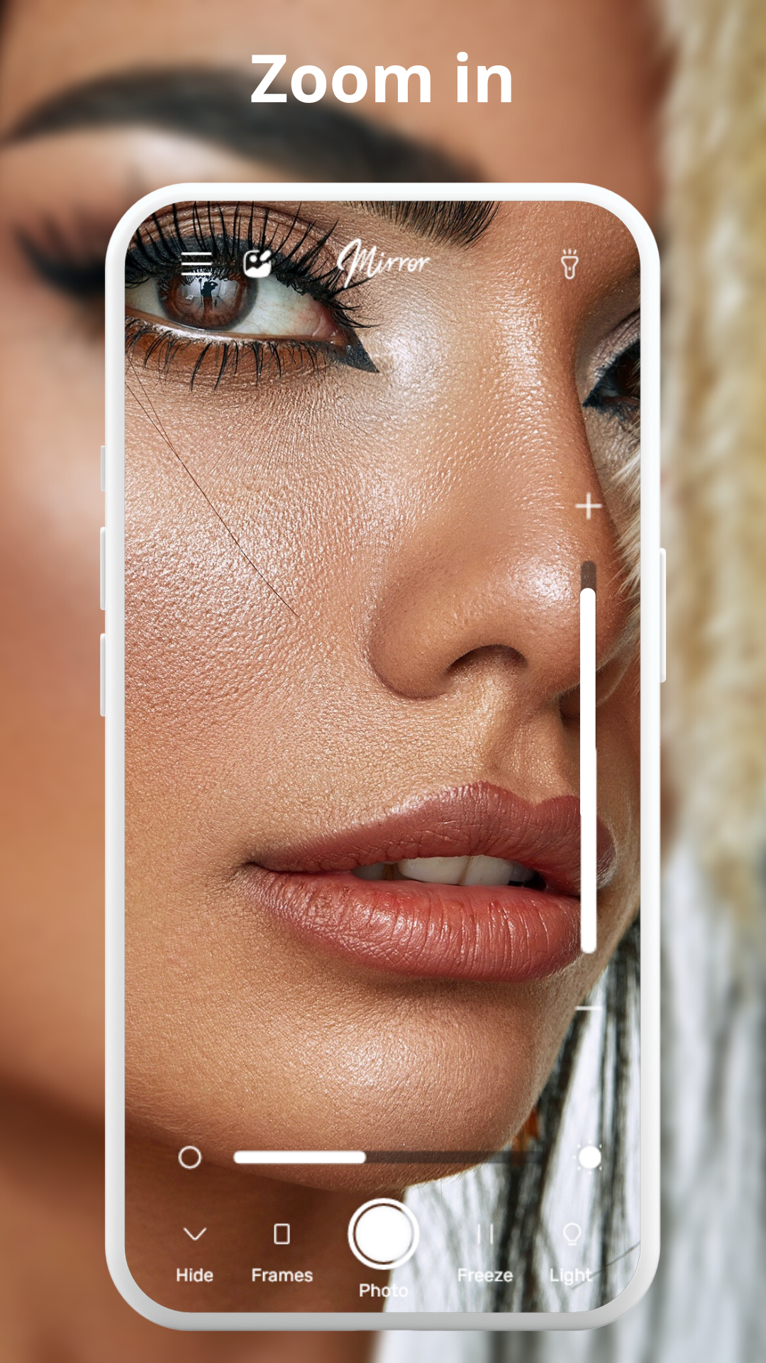 اسکرین شات 2 برنامه Phone Mirror app - True Mirror