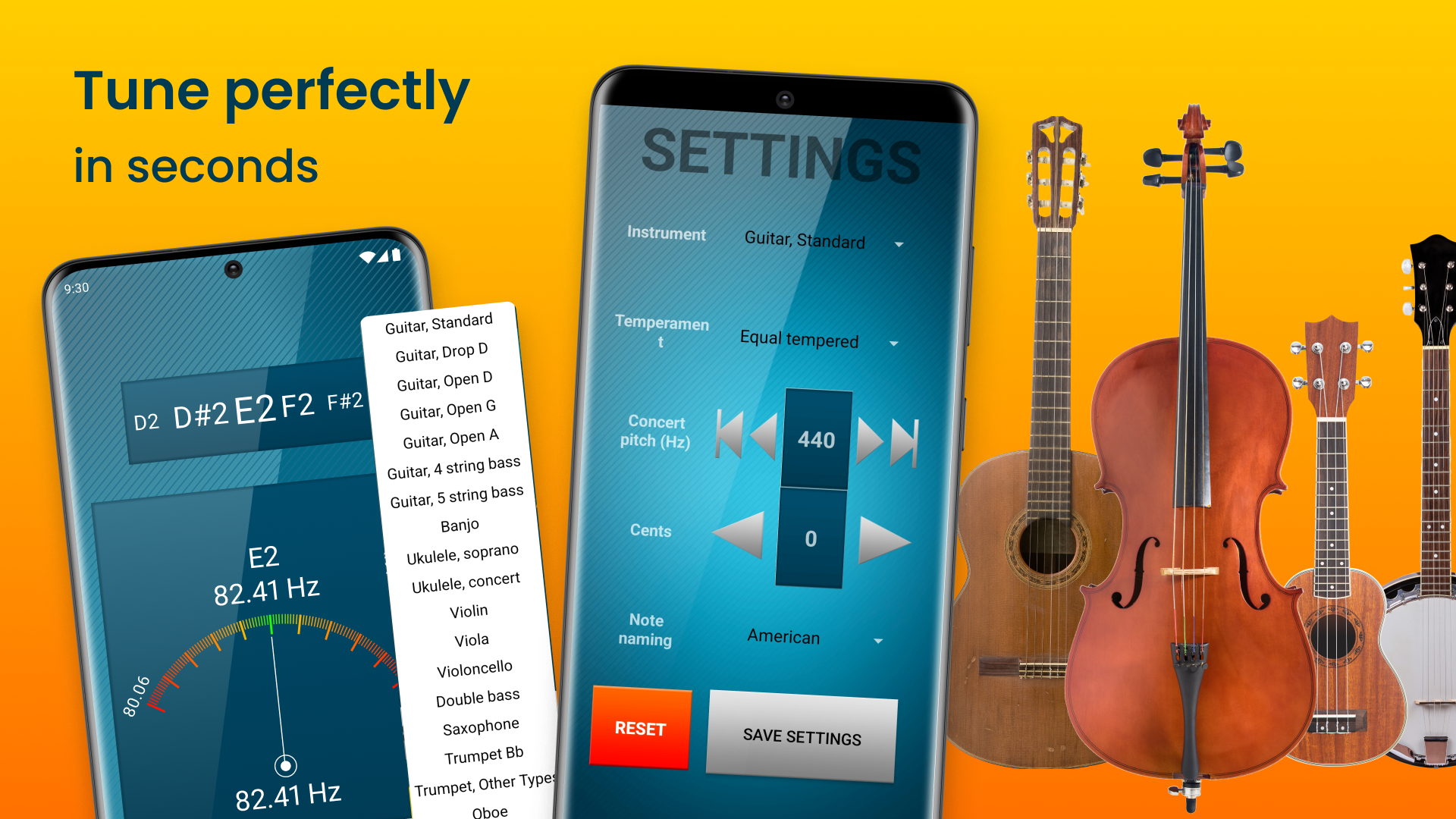 اسکرین شات 2 برنامه Drum Tuner: Metronome Beats