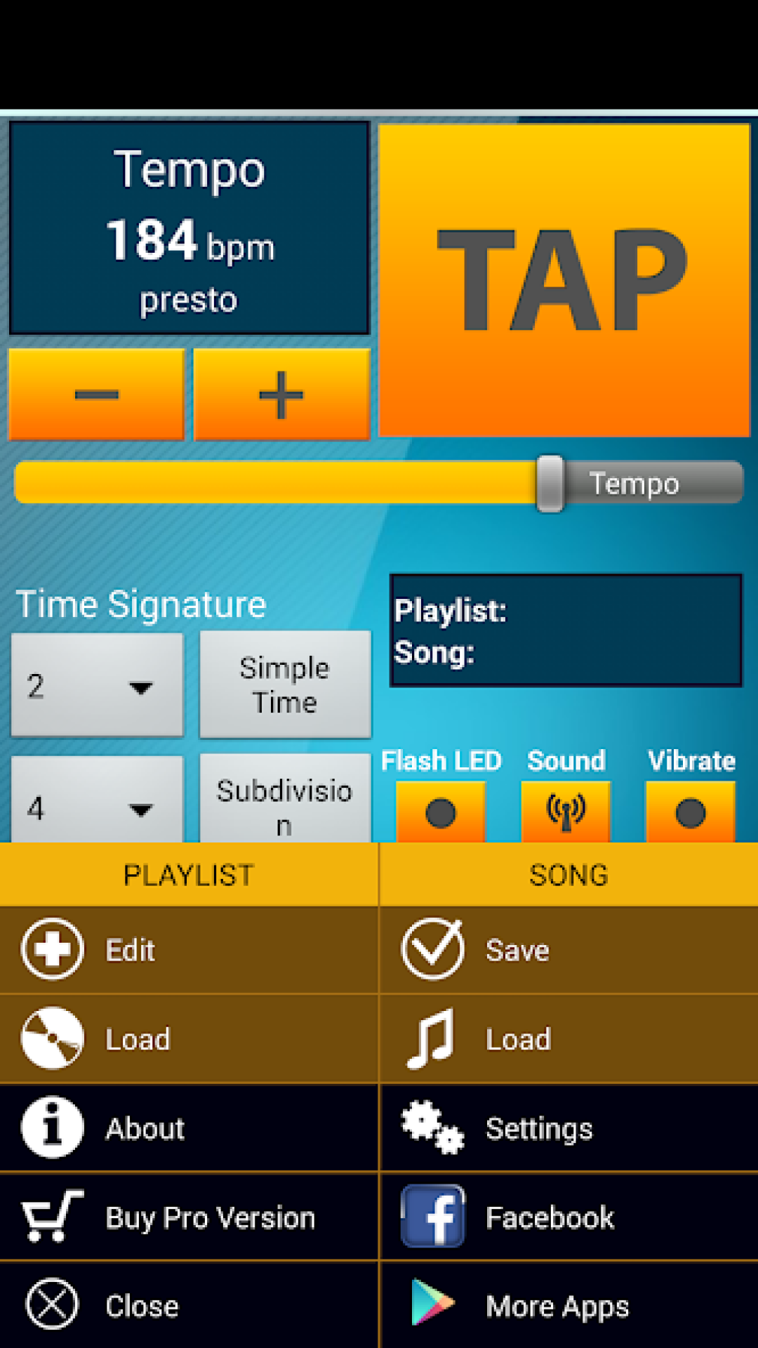 اسکرین شات 7 برنامه Metronome & Tuner