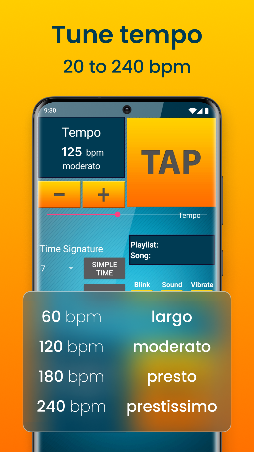 اسکرین شات 7 برنامه Drum Tuner: Metronome Beats