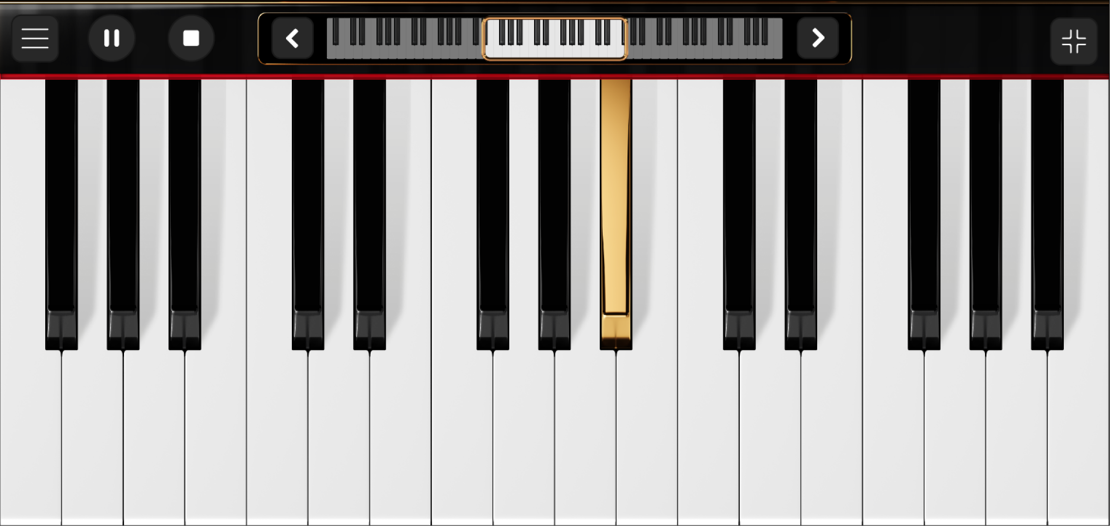 اسکرین شات 3 برنامه Piano: Learn & Play Songs