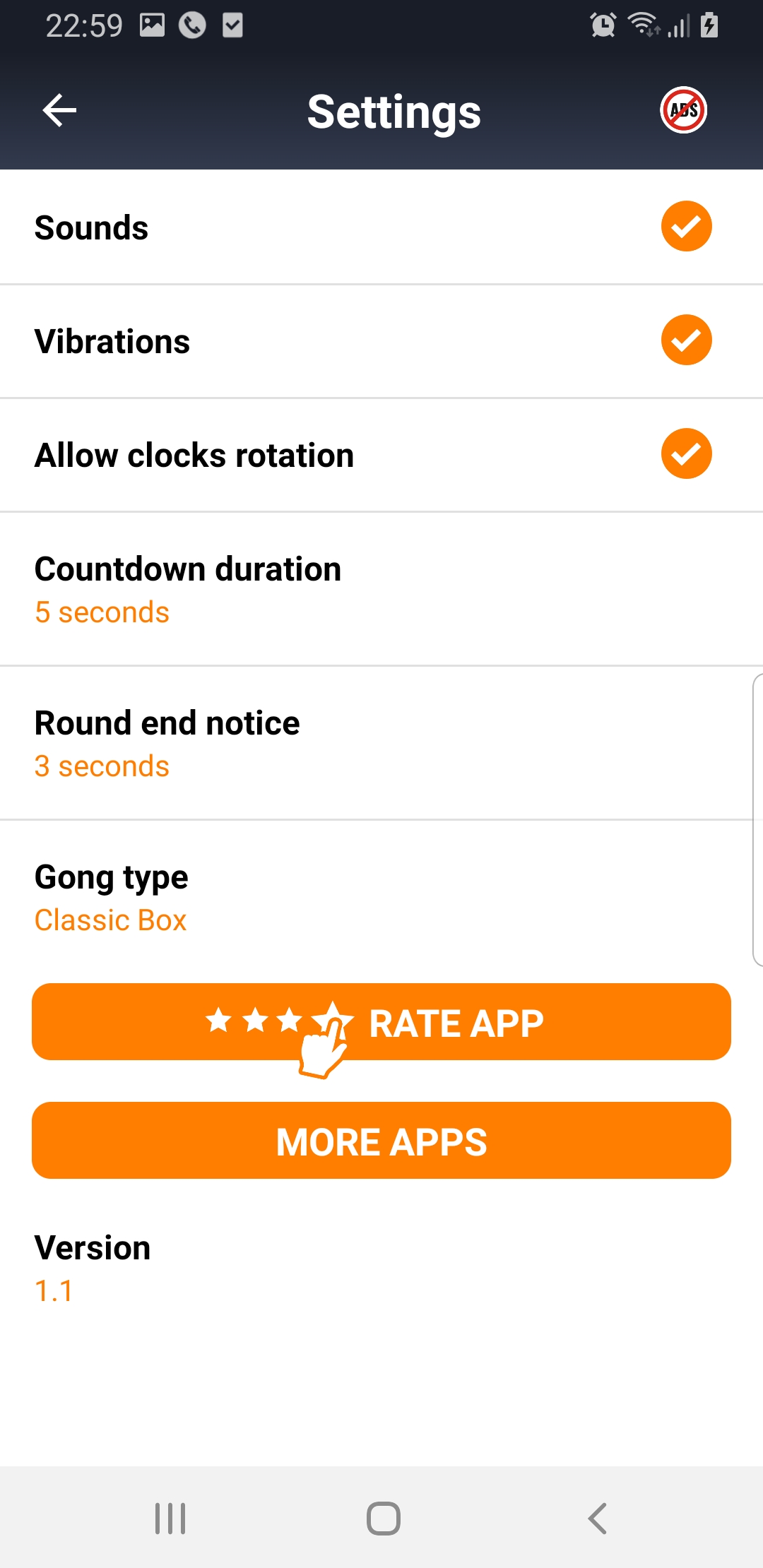 اسکرین شات 3 برنامه Boxing Round Timer - Pro