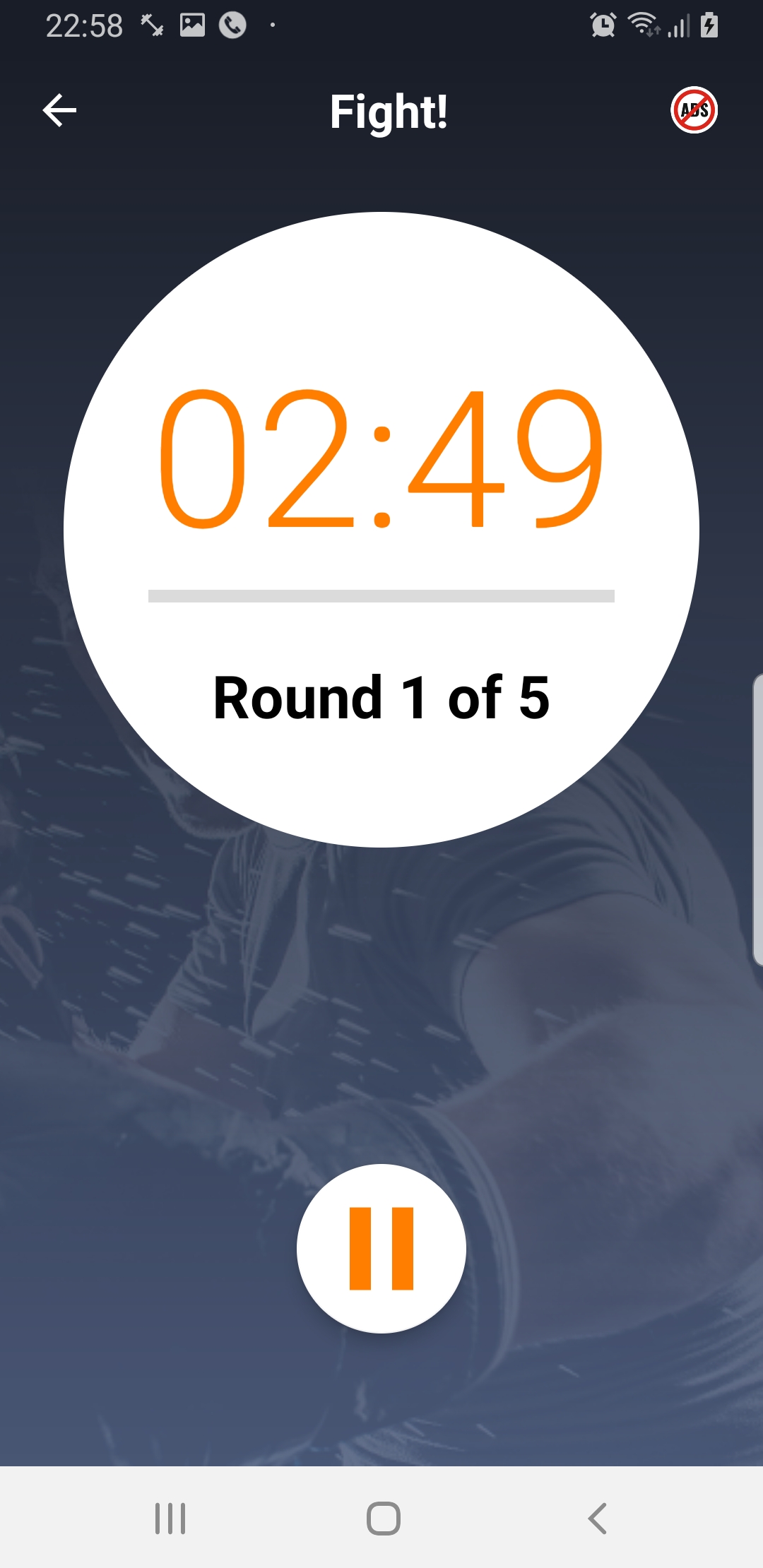اسکرین شات 2 برنامه Boxing Round Timer - Pro