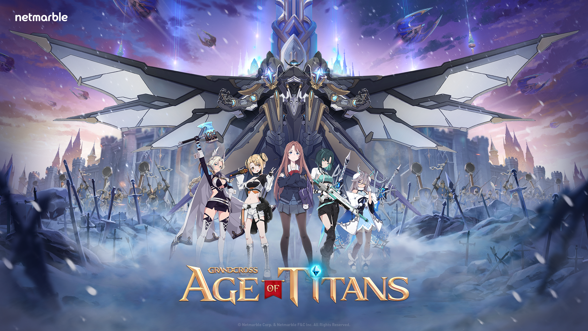اسکرین شات 1 بازی GRAND CROSS : Age of Titans