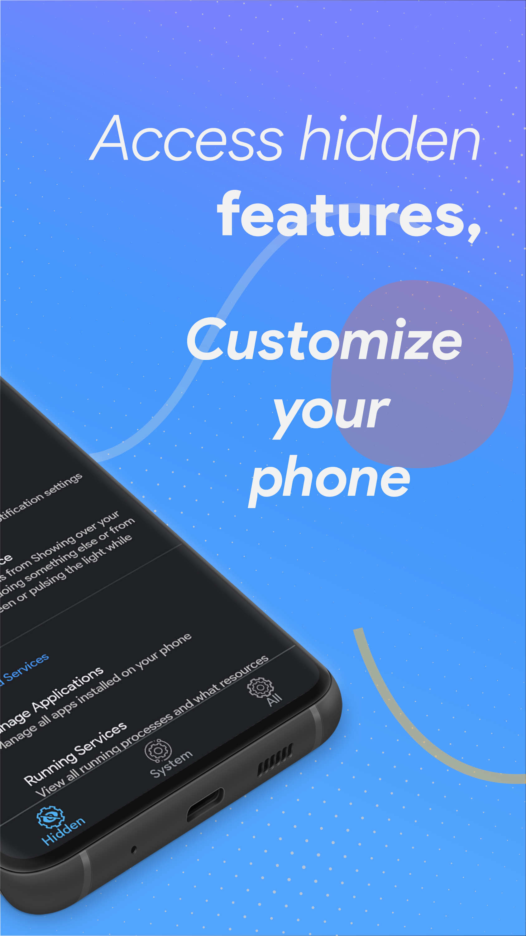 اسکرین شات 2 برنامه MIUI Hidden Settings Activity