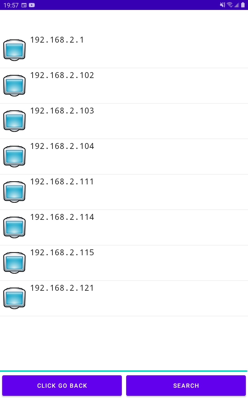 اسکرین شات برنامه Network IP Scanner 4