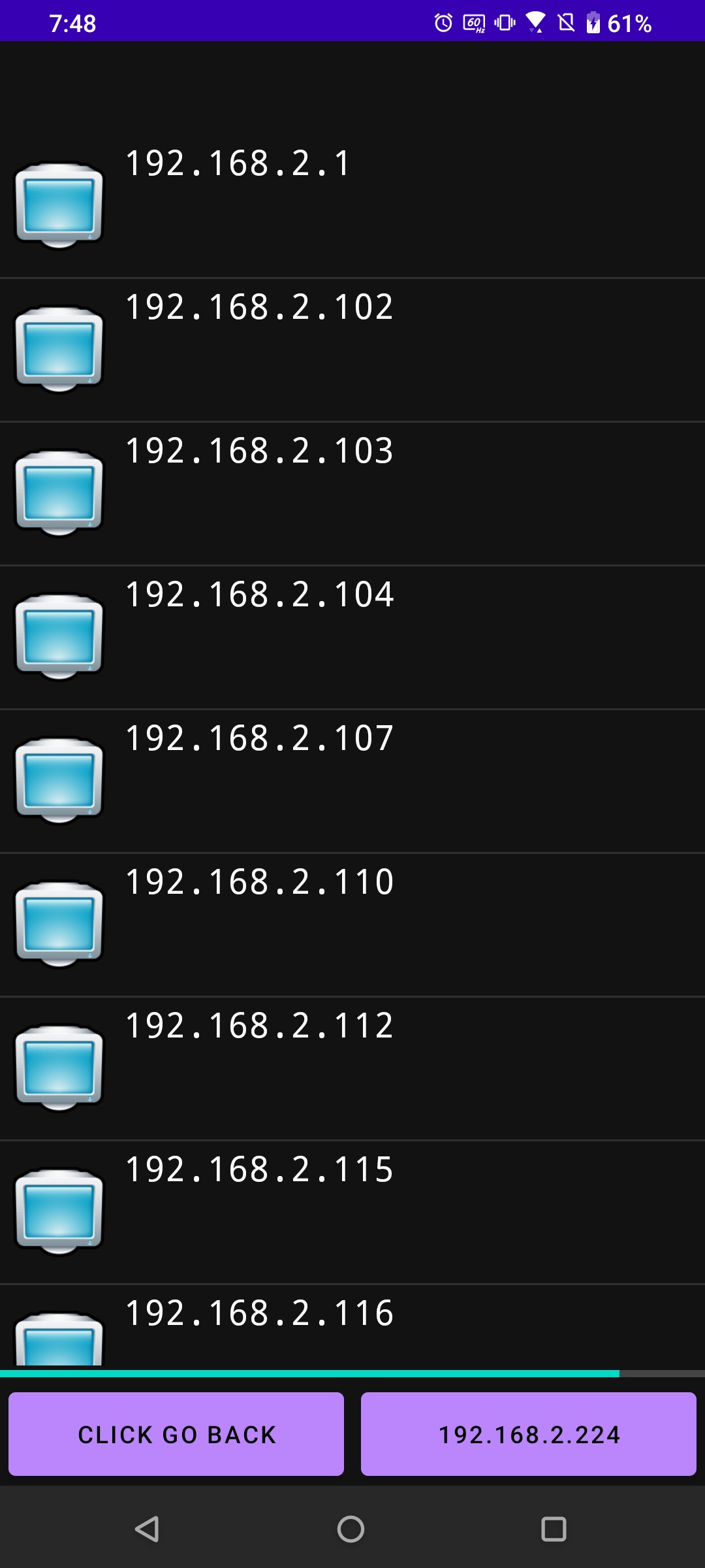 اسکرین شات برنامه Network IP Scanner 2