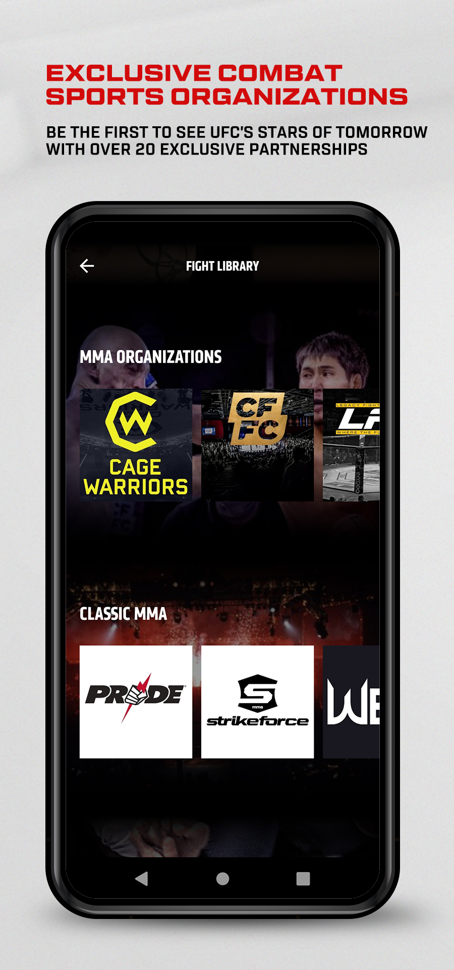 اسکرین شات 5 برنامه UFC