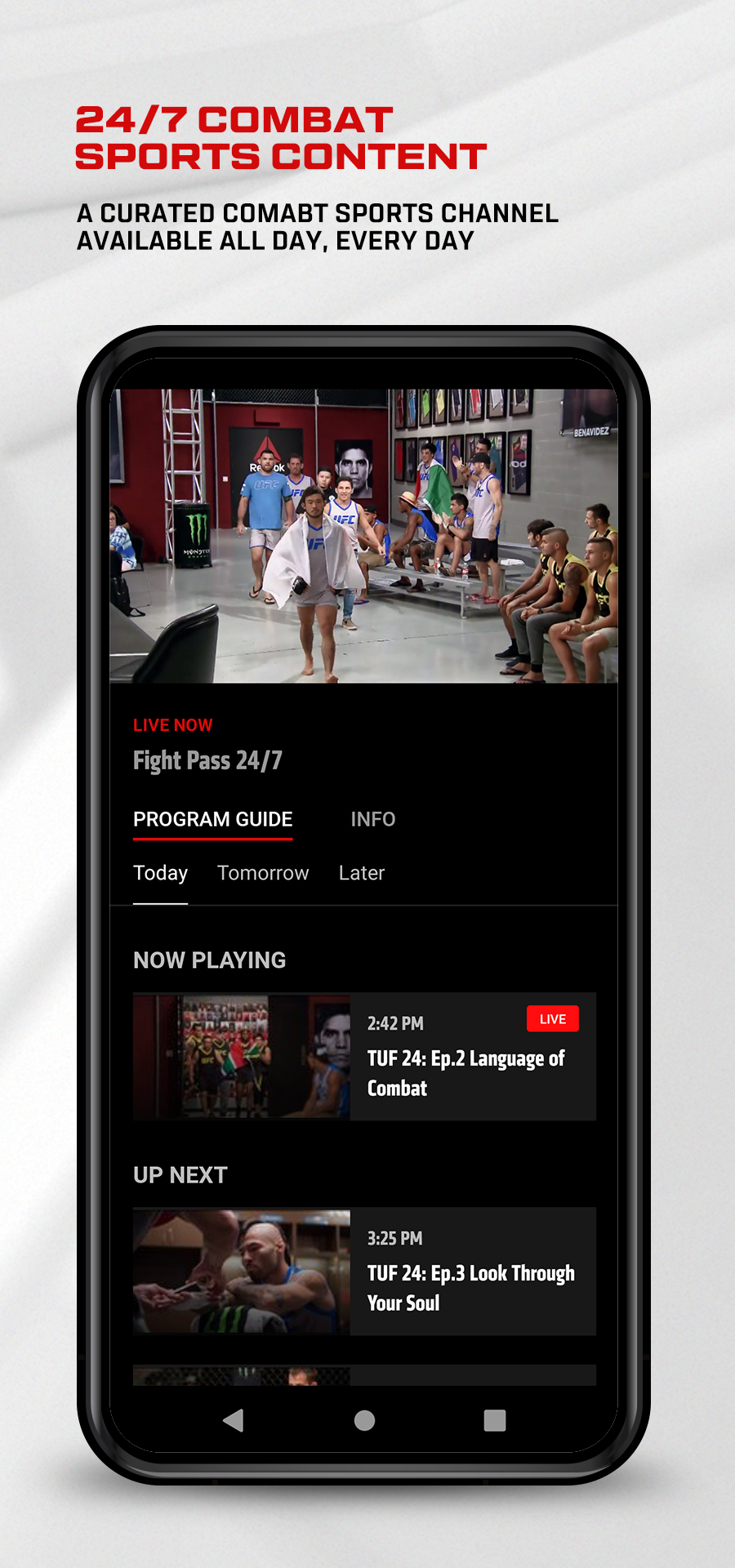 اسکرین شات 3 برنامه UFC