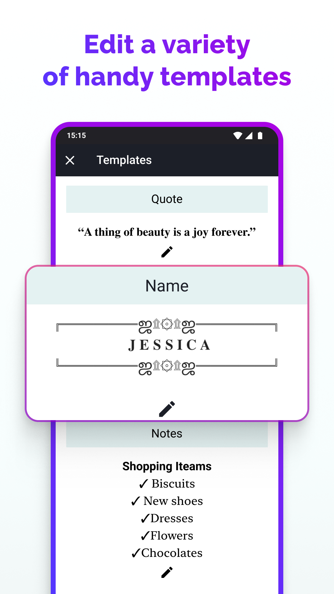 اسکرین شات 5 برنامه Letter Fonts - Stylish Text