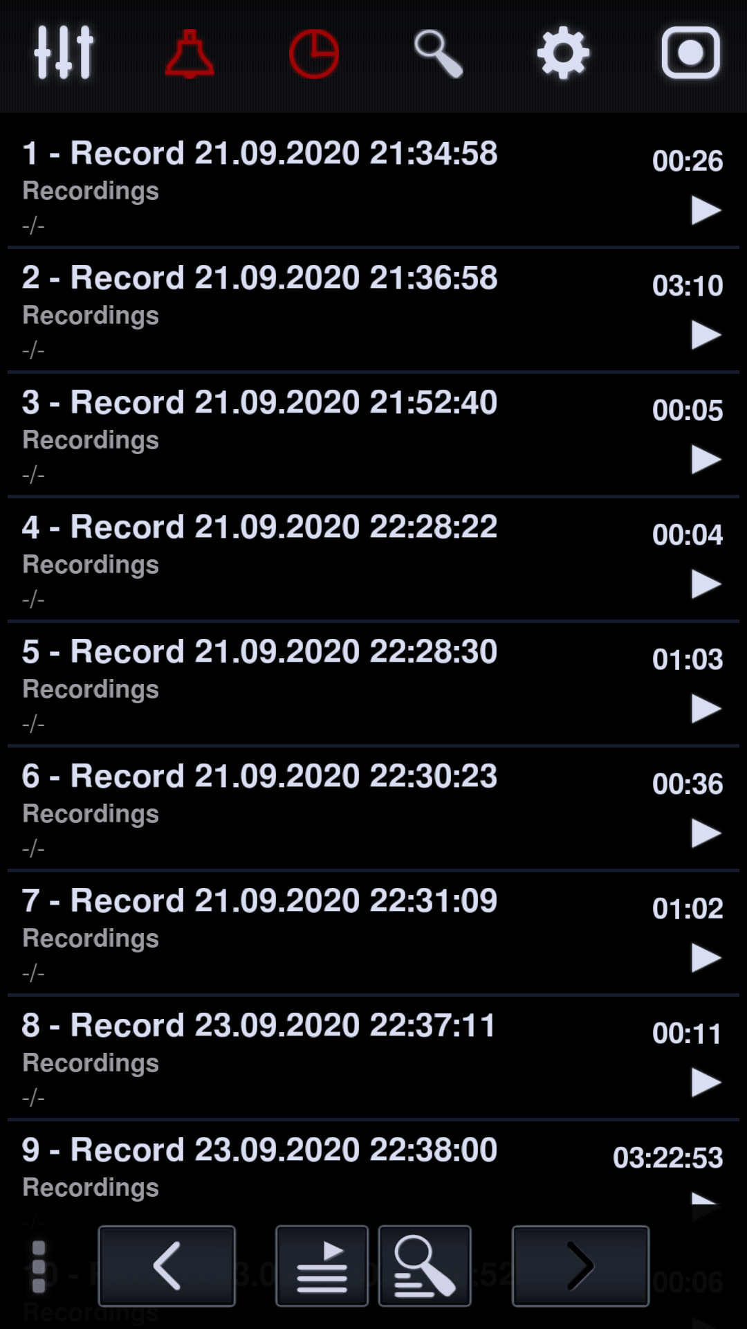 اسکرین شات 4 برنامه Neutron Audio Recorder (Eval)