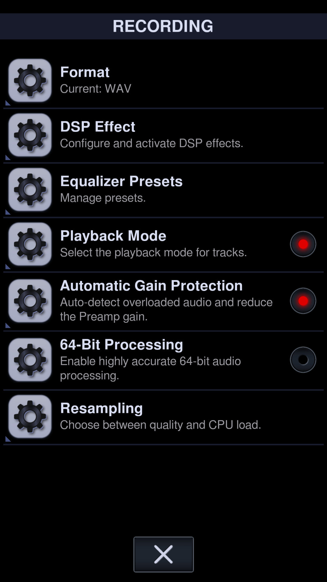 اسکرین شات 7 برنامه Neutron Audio Recorder (Eval)