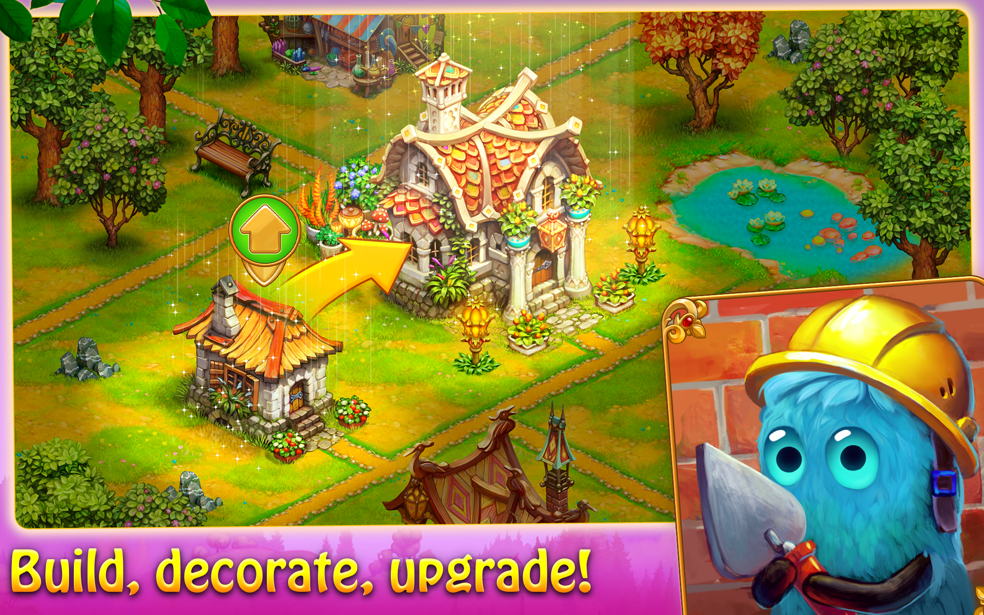اسکرین شات 2 بازی Charm Farm: Village Games