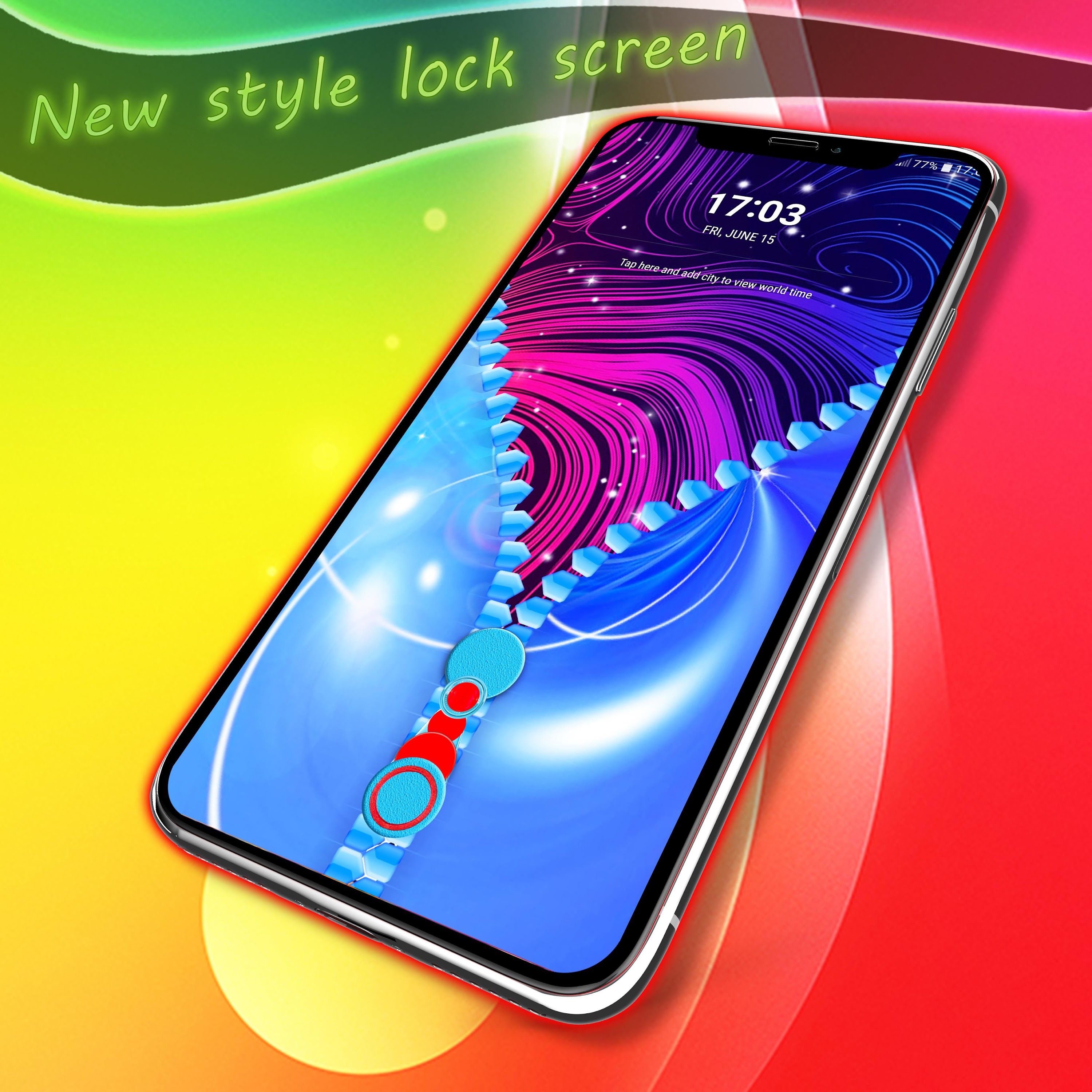 اسکرین شات 1 برنامه New style lock screen