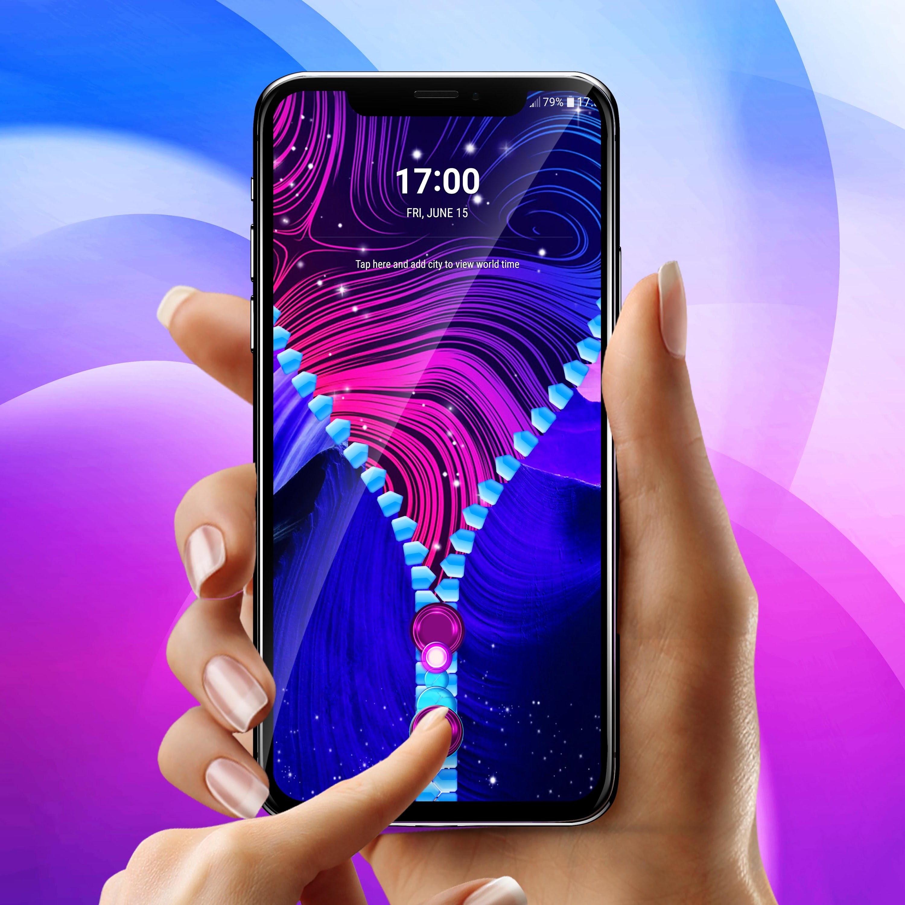 اسکرین شات 2 برنامه New style lock screen