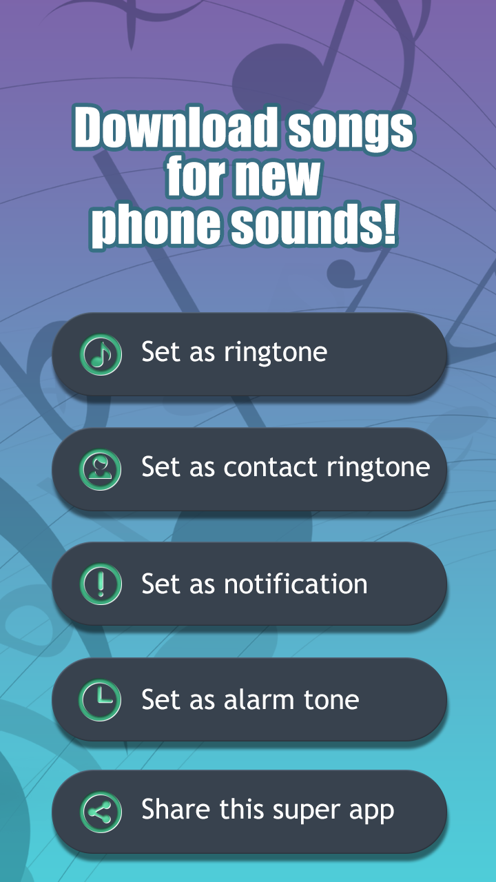 اسکرین شات 4 برنامه Ringtones Song 2024 & Music
