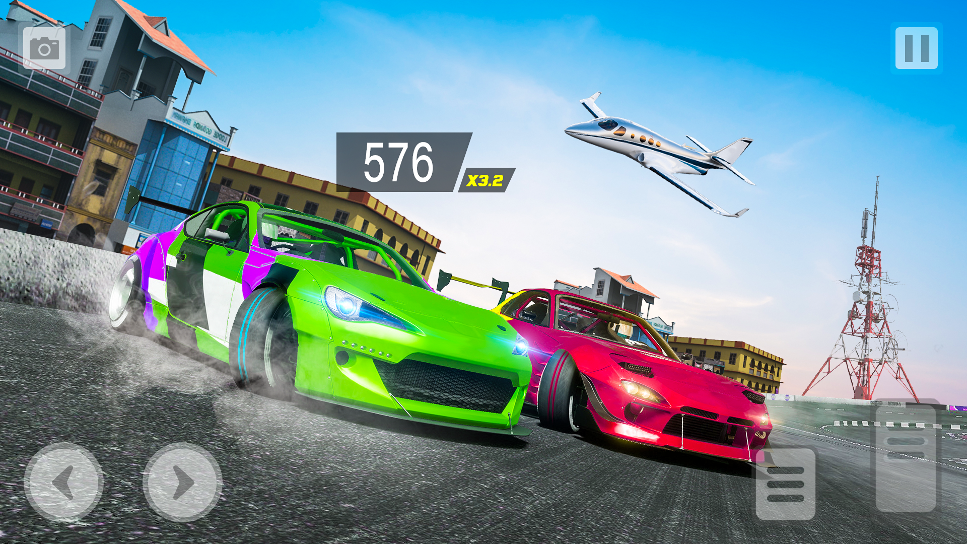 اسکرین شات 4 برنامه Crazy Car Drift Racing Game