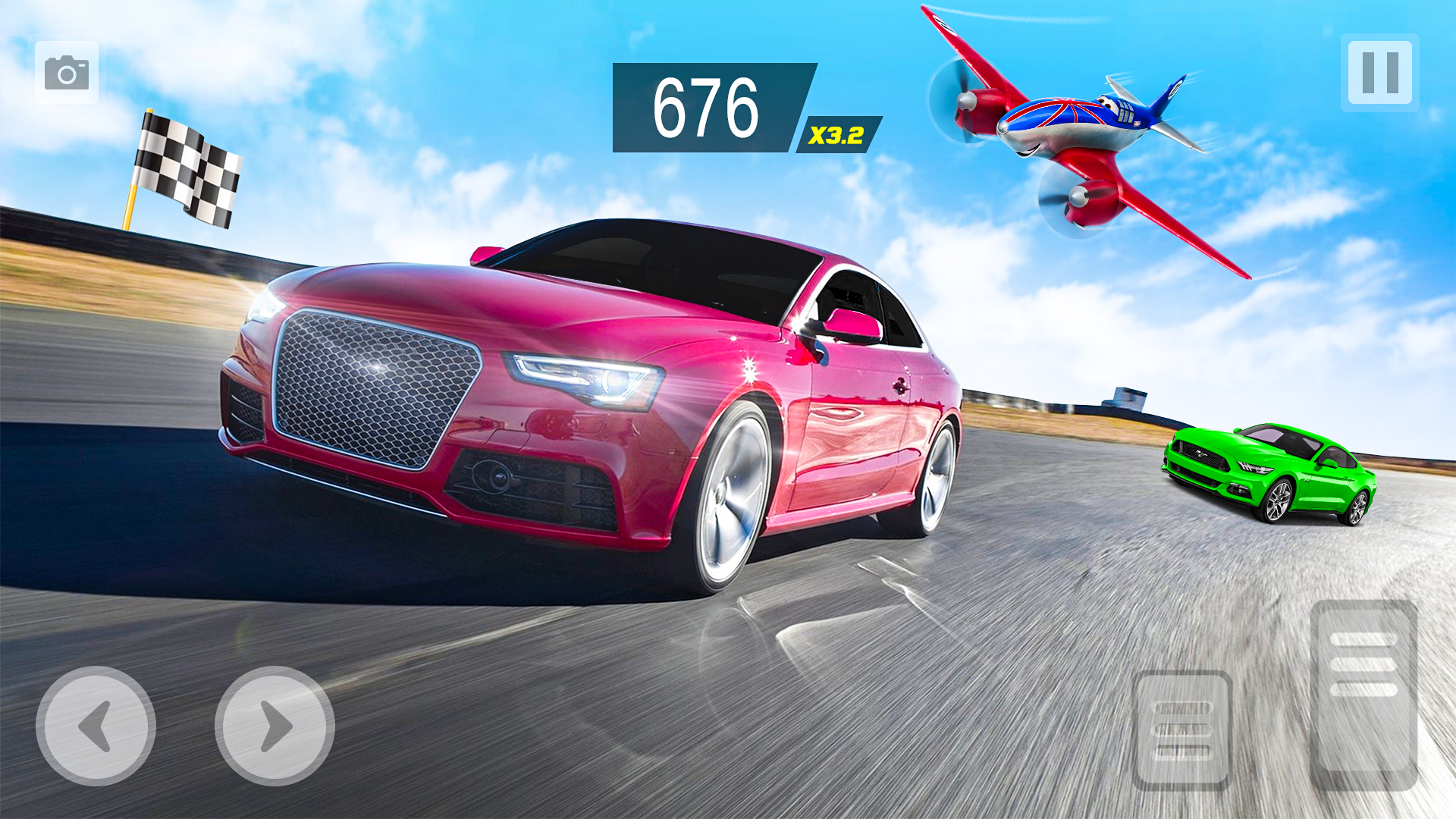 اسکرین شات 5 برنامه Crazy Car Drift Racing Game