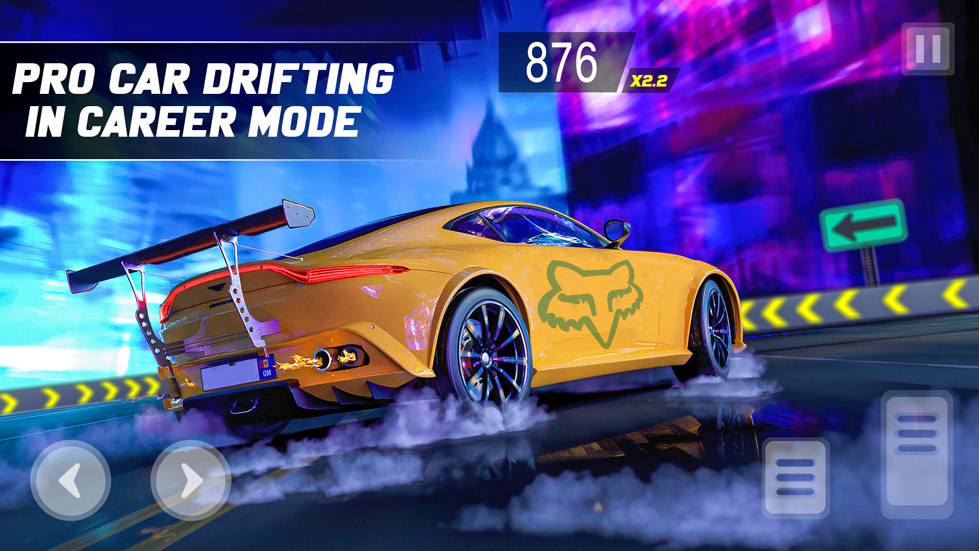 اسکرین شات 1 برنامه Crazy Car Drift Racing Game