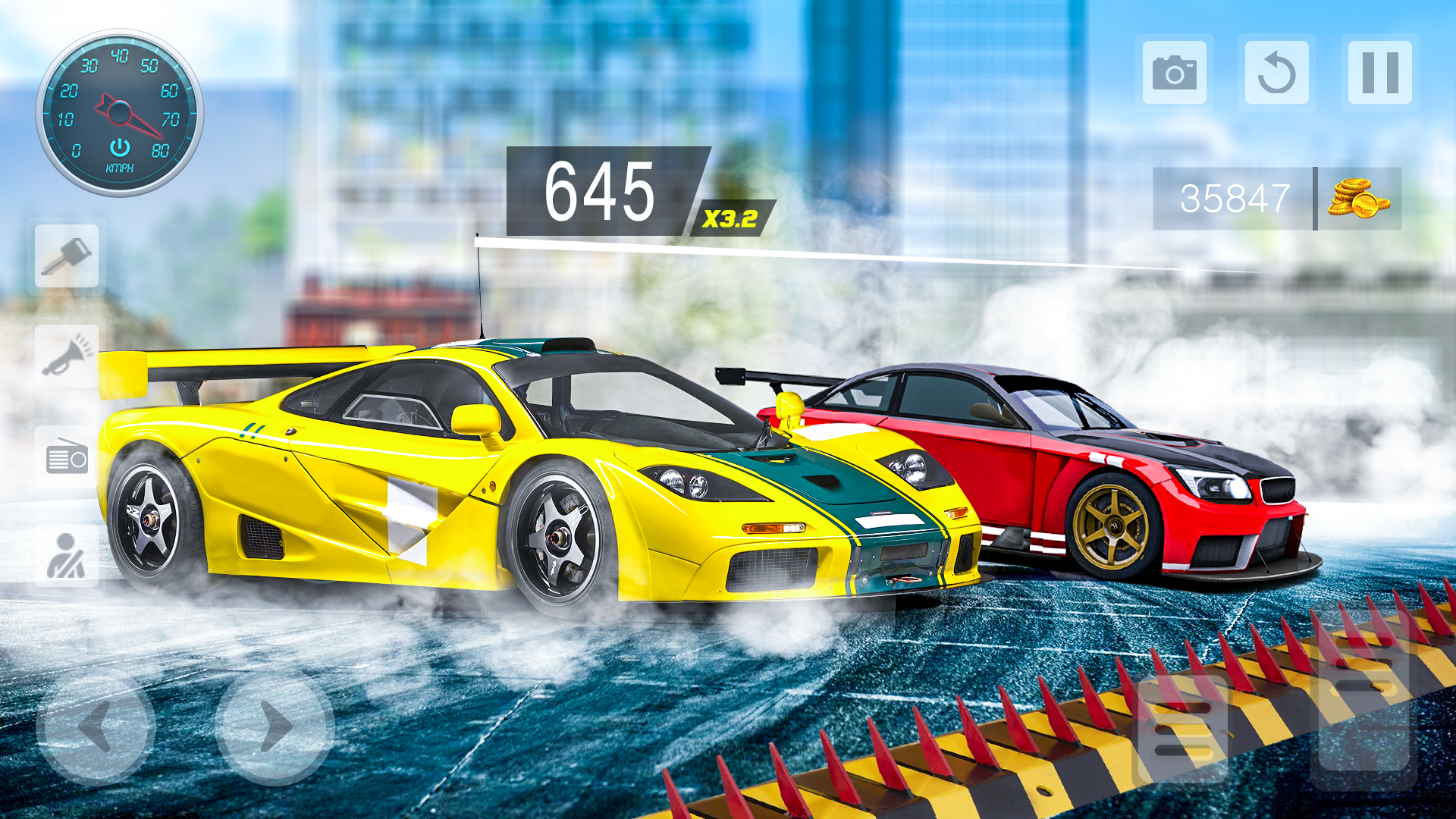 اسکرین شات 2 برنامه Crazy Car Drift Racing Game