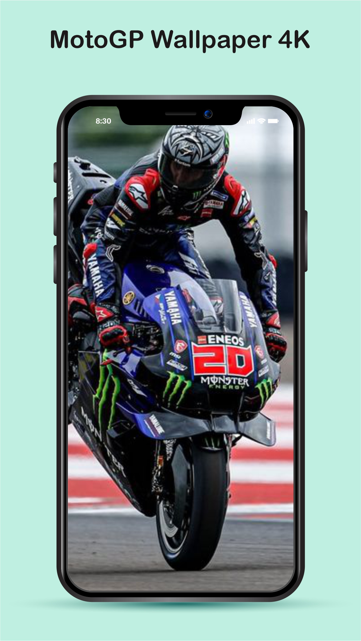 اسکرین شات 4 برنامه MotoGP Wallpaper 4K
