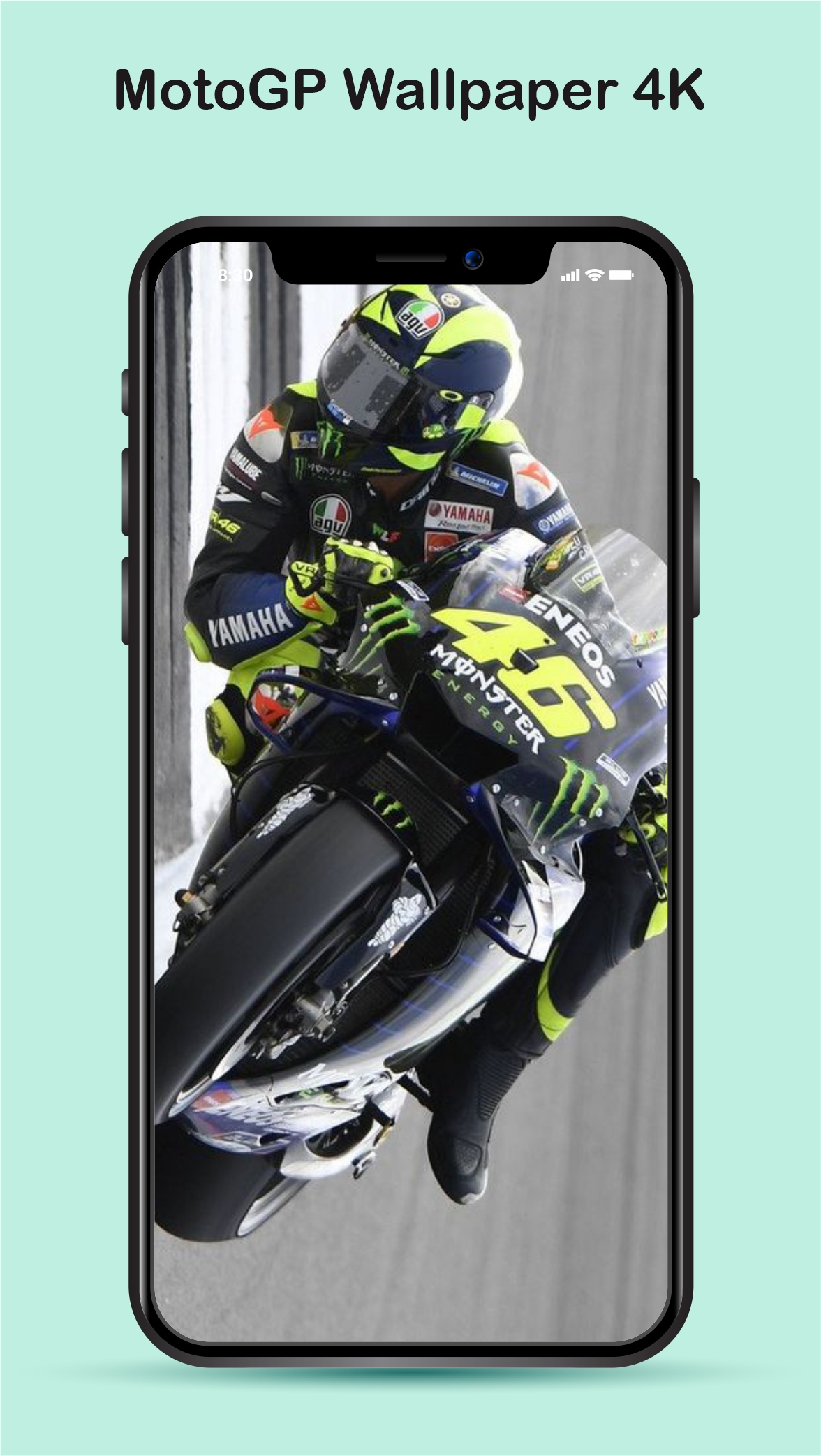 اسکرین شات 1 برنامه MotoGP Wallpaper 4K
