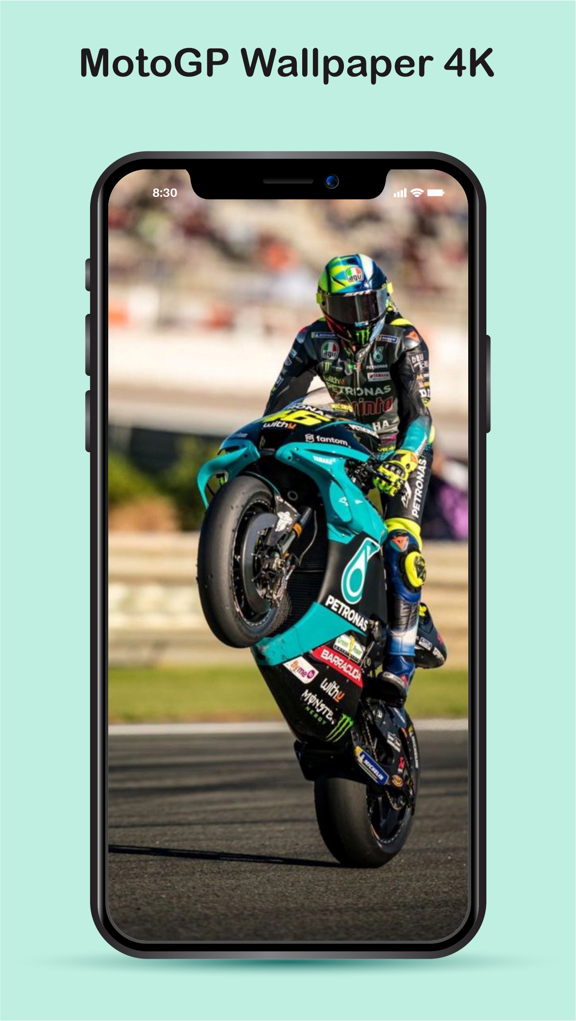 اسکرین شات 2 برنامه MotoGP Wallpaper 4K