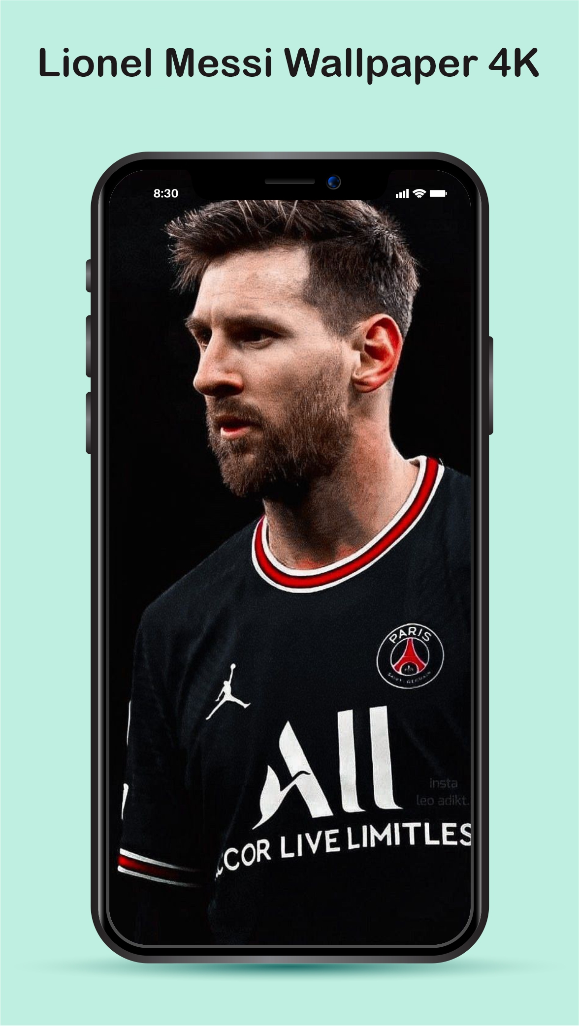اسکرین شات 4 برنامه Lionel Messi Wallpaper 4K