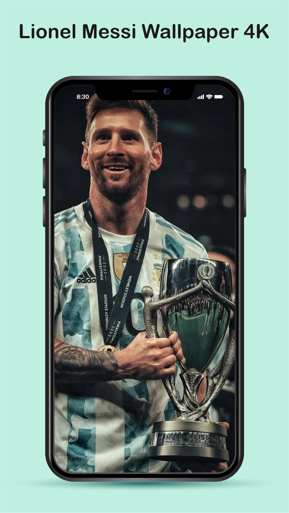 اسکرین شات 3 برنامه Lionel Messi Wallpaper 4K