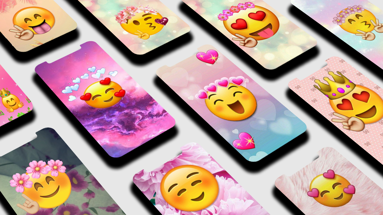 اسکرین شات 1 برنامه Emoji Wallpaper