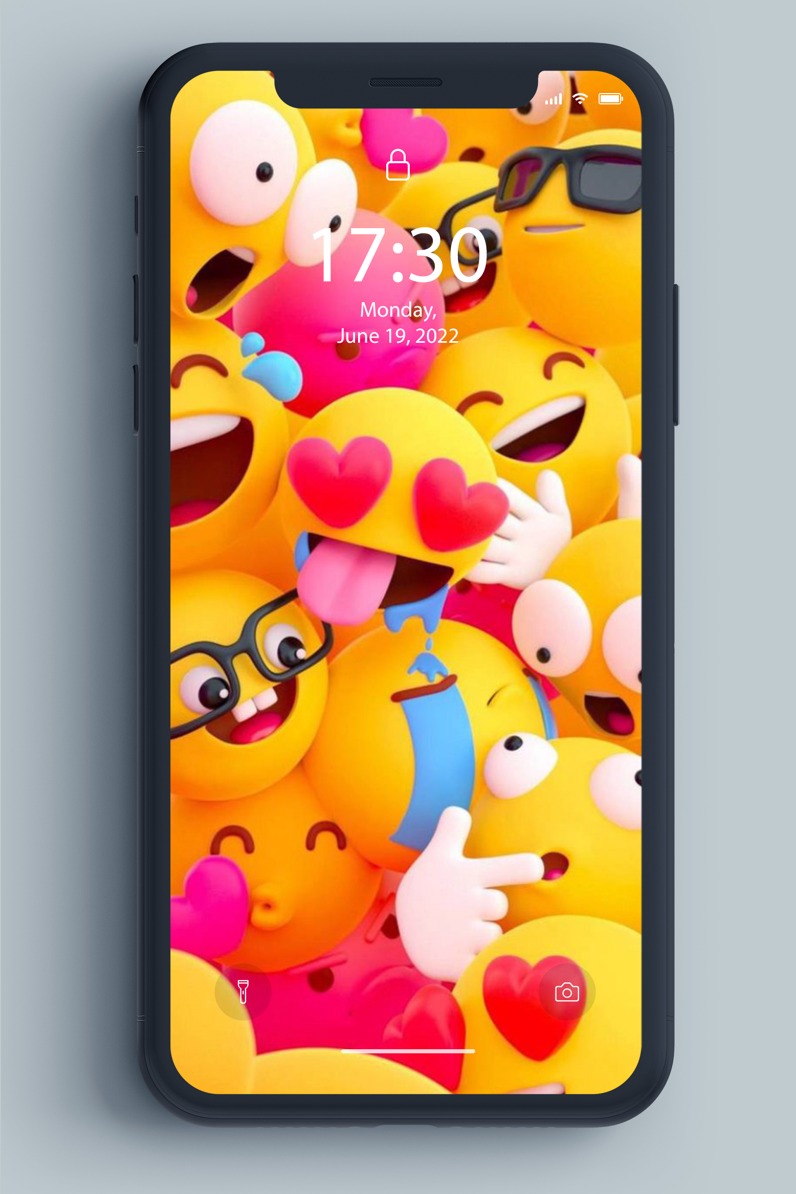 اسکرین شات 2 برنامه Emoji Wallpaper