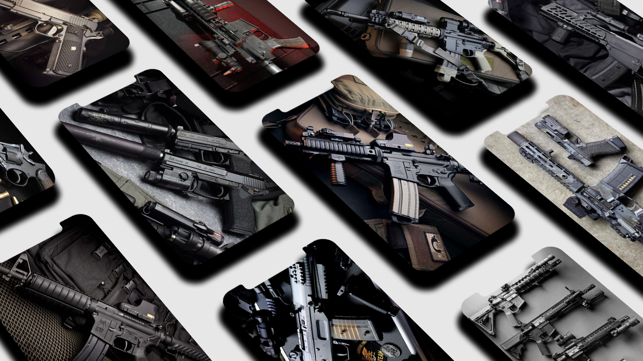 اسکرین شات 1 برنامه Gun Wallpaper