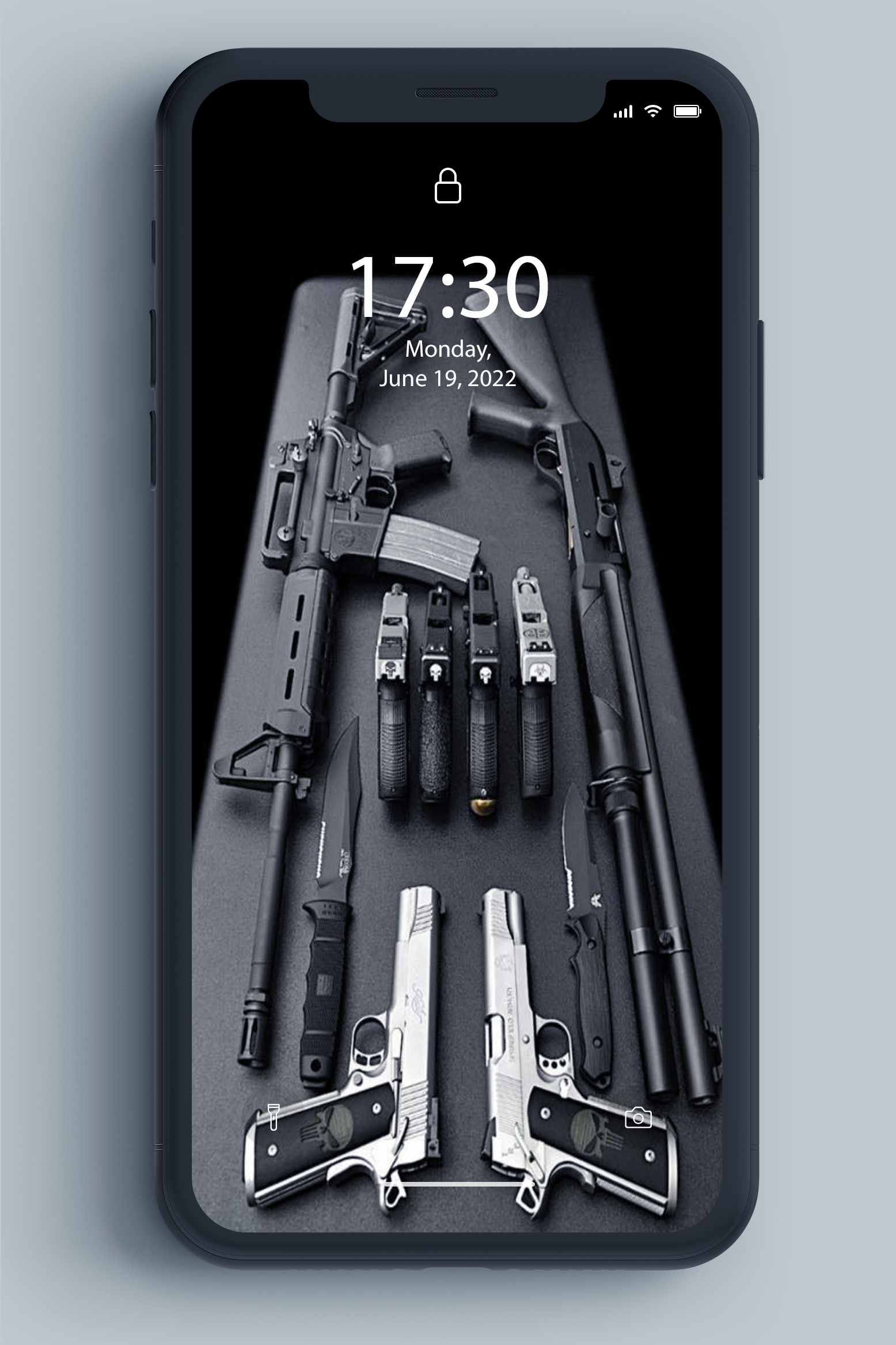 اسکرین شات 2 برنامه Gun Wallpaper