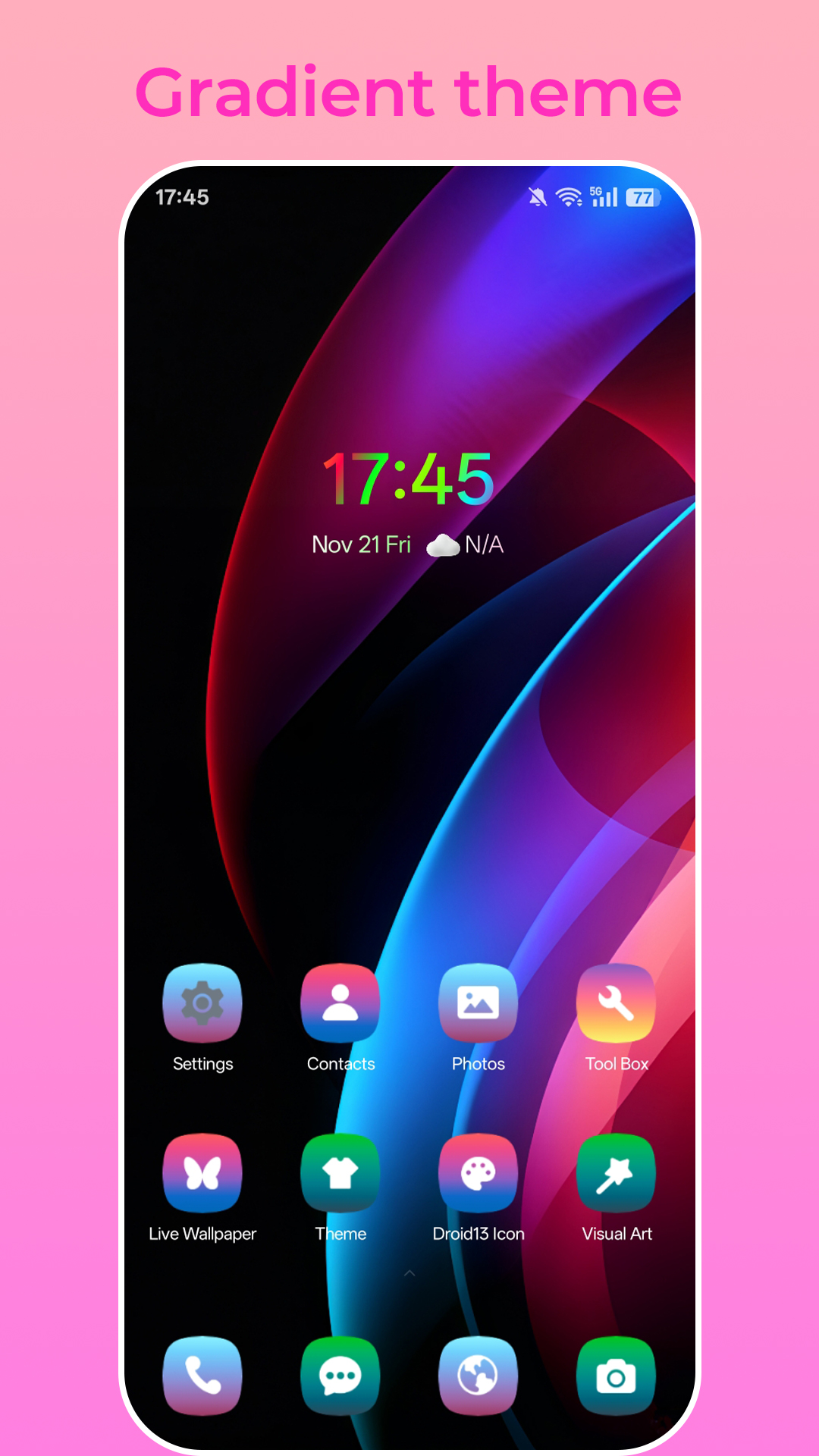 اسکرین شات 4 برنامه NewDroid Launcher 2026