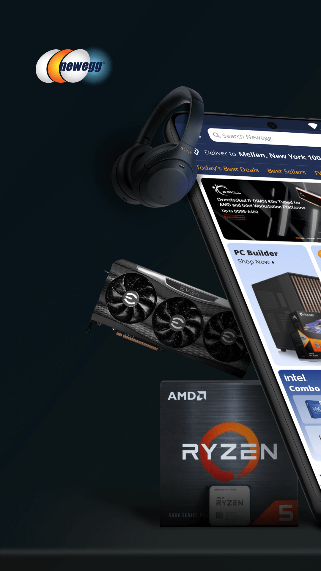 اسکرین شات 1 برنامه Newegg - Tech Shopping Online