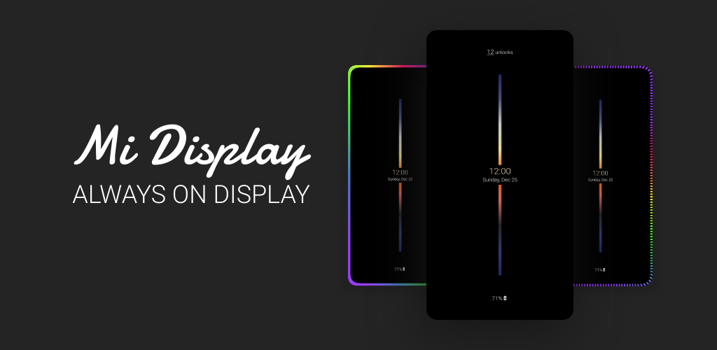 اسکرین شات 1 برنامه Mi: Always on Display
