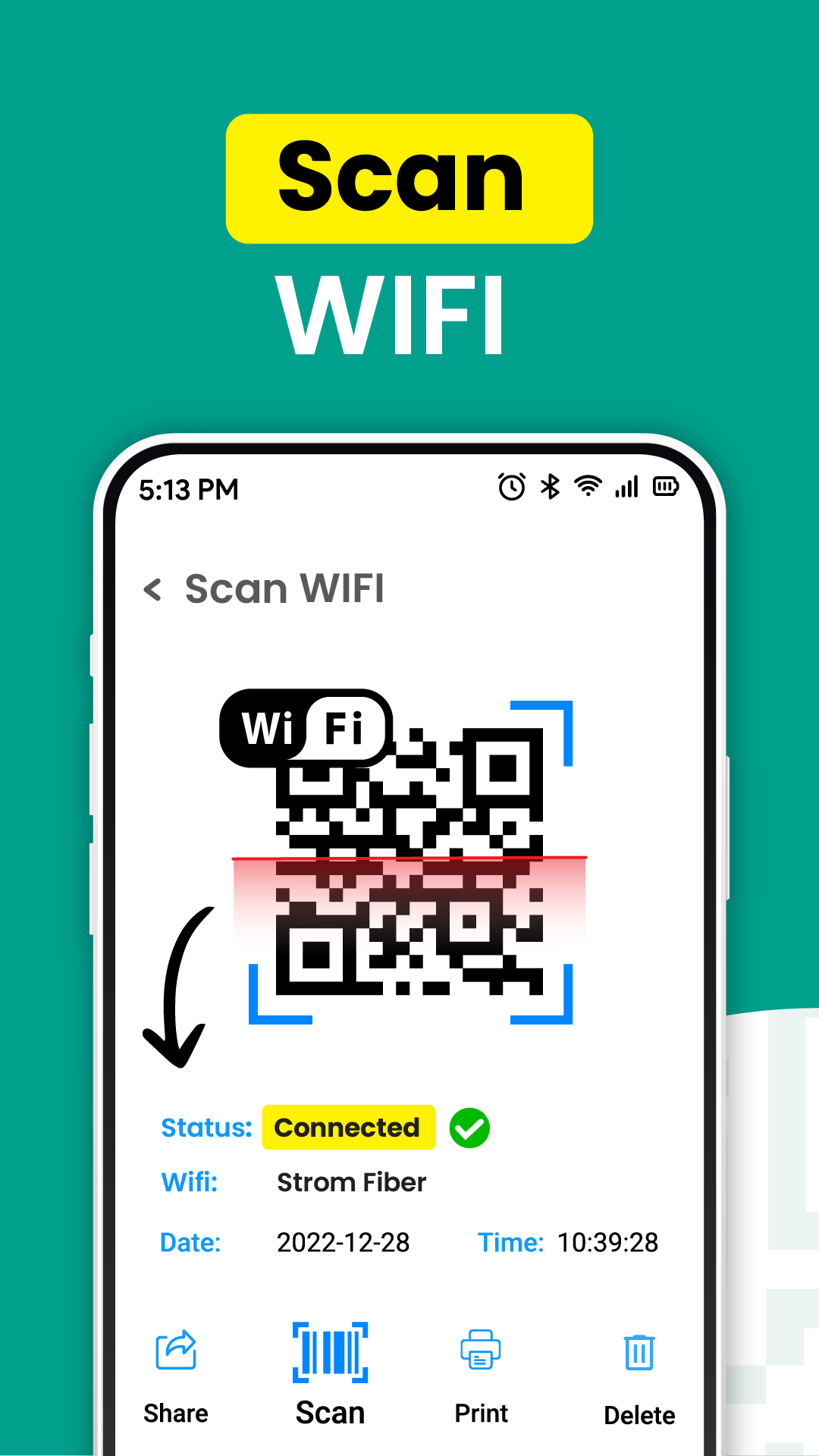 اسکرین شات 6 برنامه QR Scanner: Barcode Reader